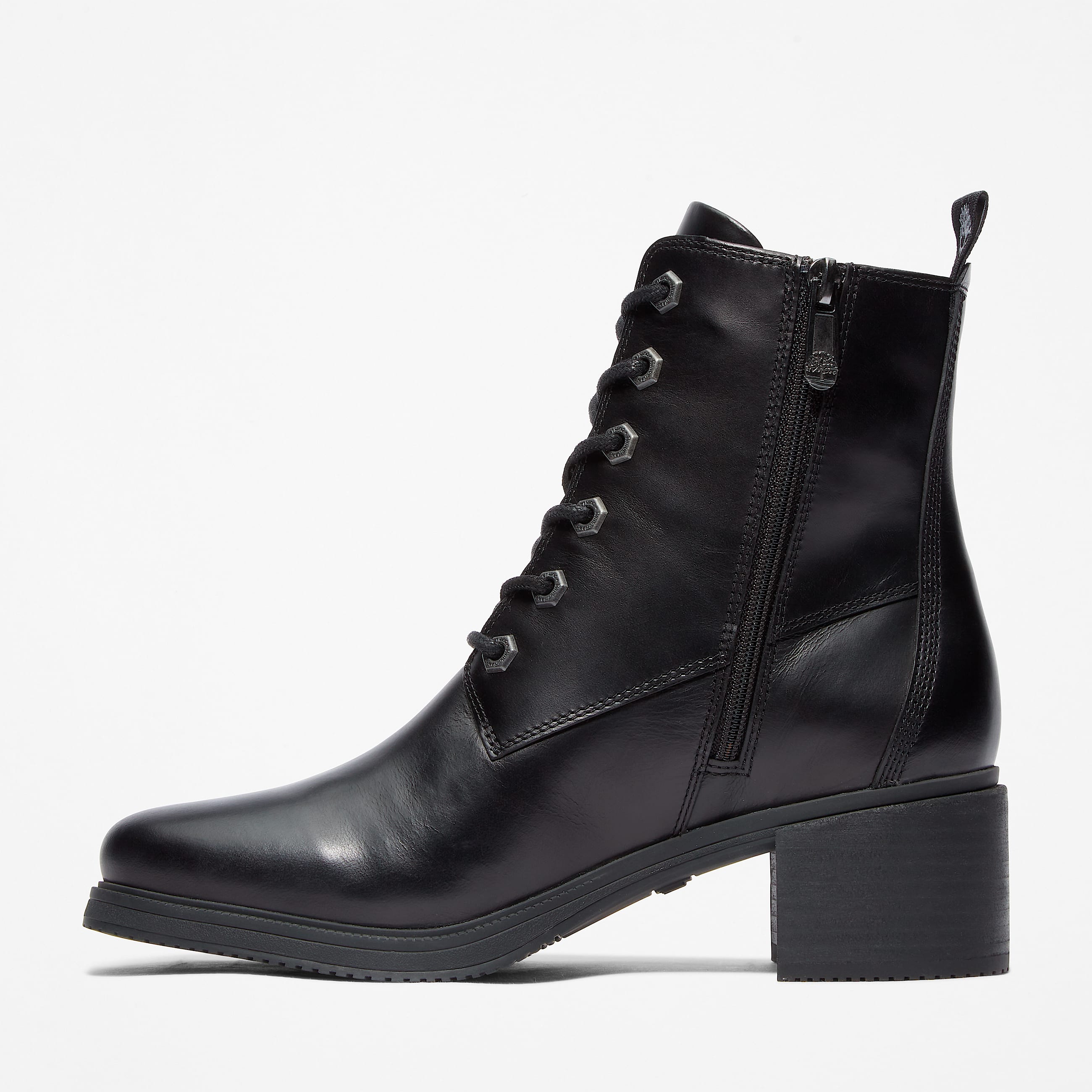 Botas Dalston Vibe para mujer de 6 pulgadas TBL Piel de grano entero Negro ALT6
