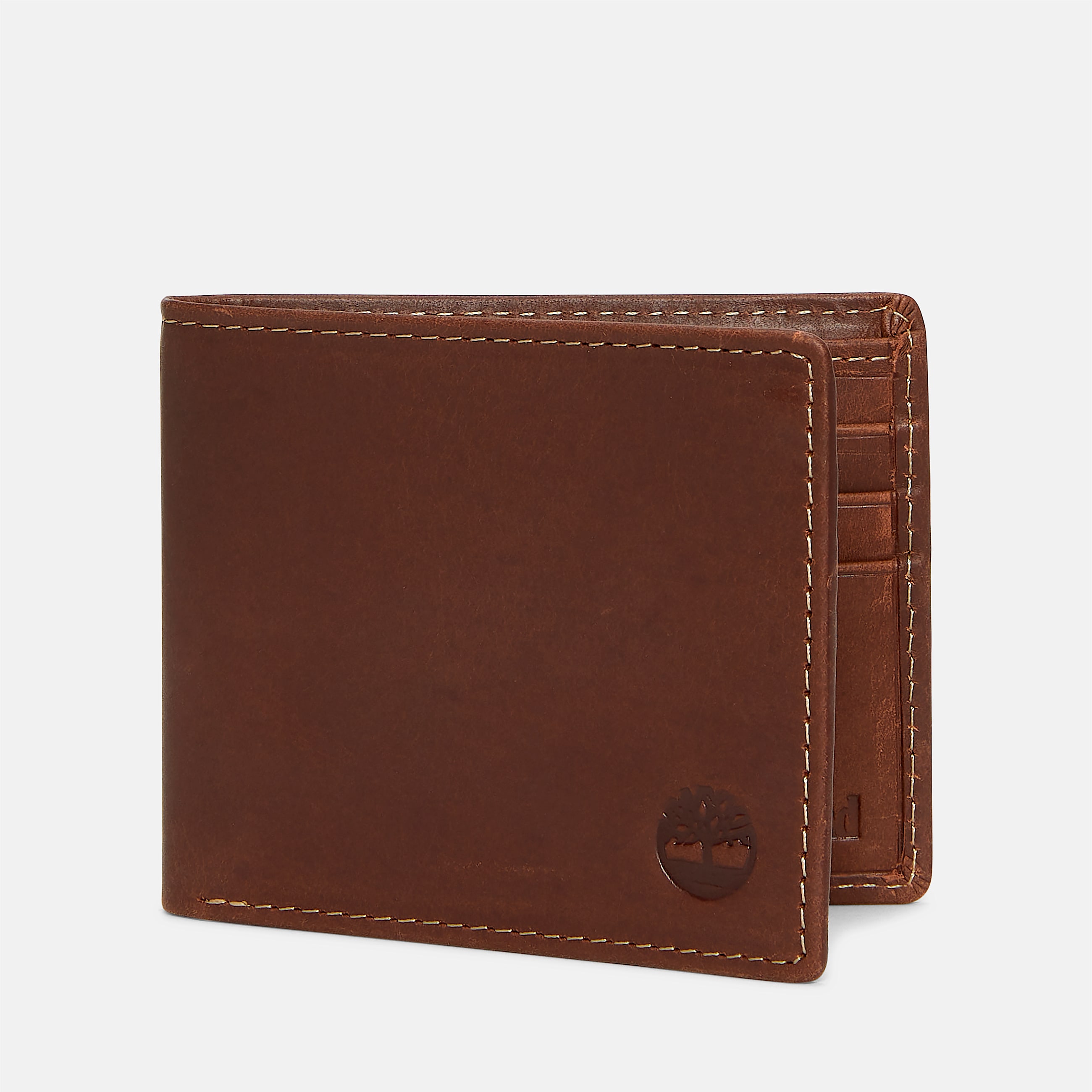 Mens Oiled Leather Billfold Wallet TBL Brown HERO