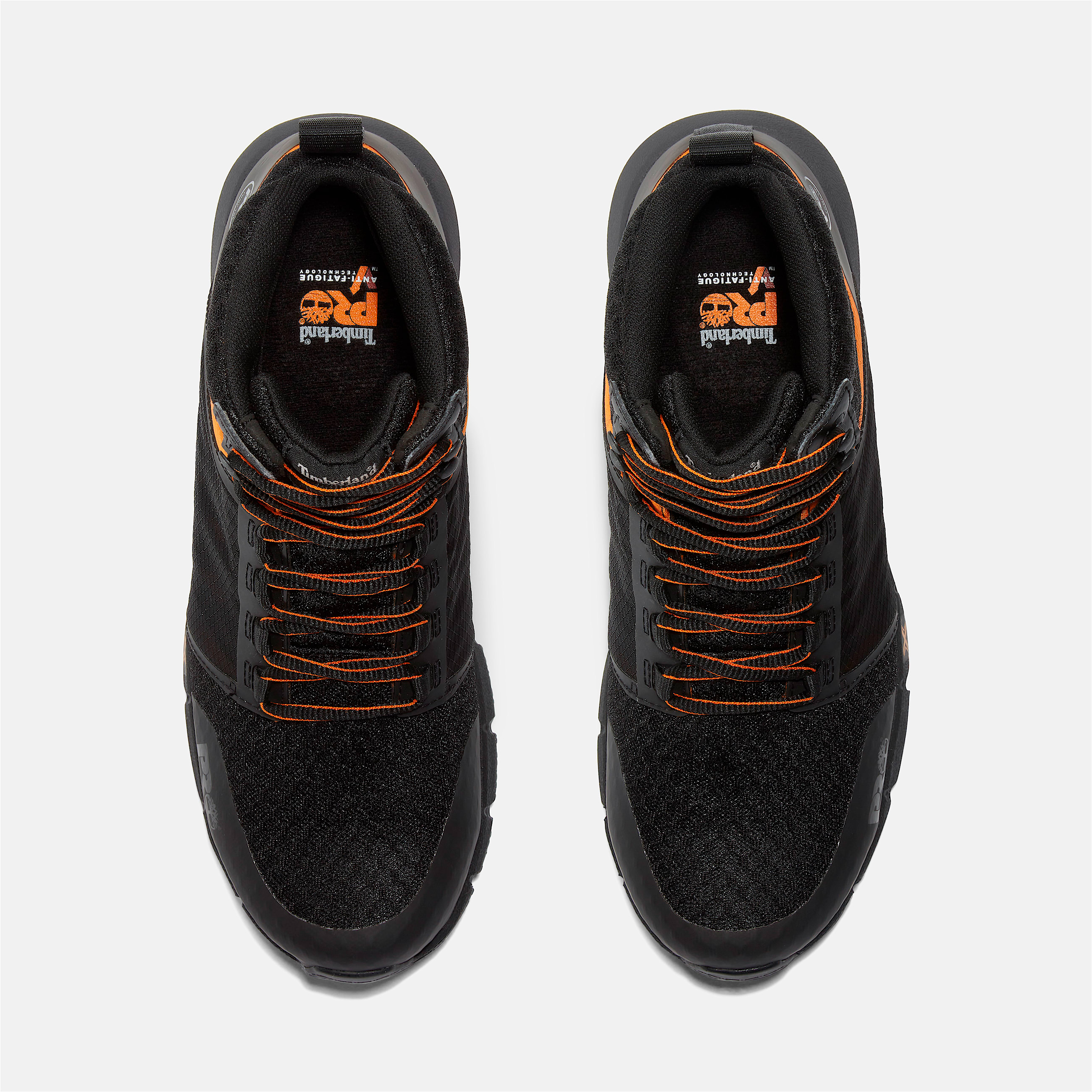 Mens Radius Composite Toe Work Sneaker TBL BlackOrange ALT2