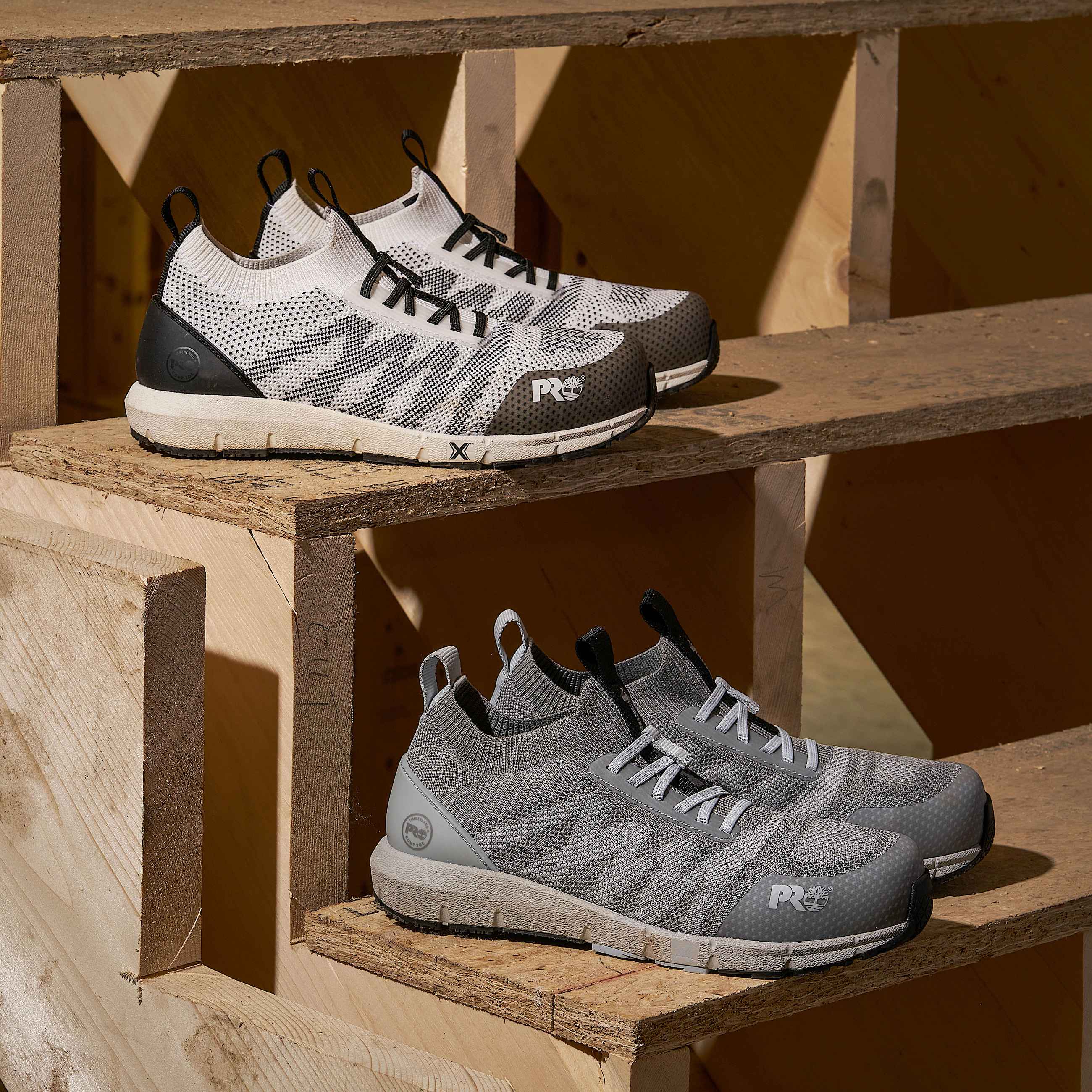 Sneaker de trabajo para mujer Radius con Composite Toe TBL BlancoNegro ALT11