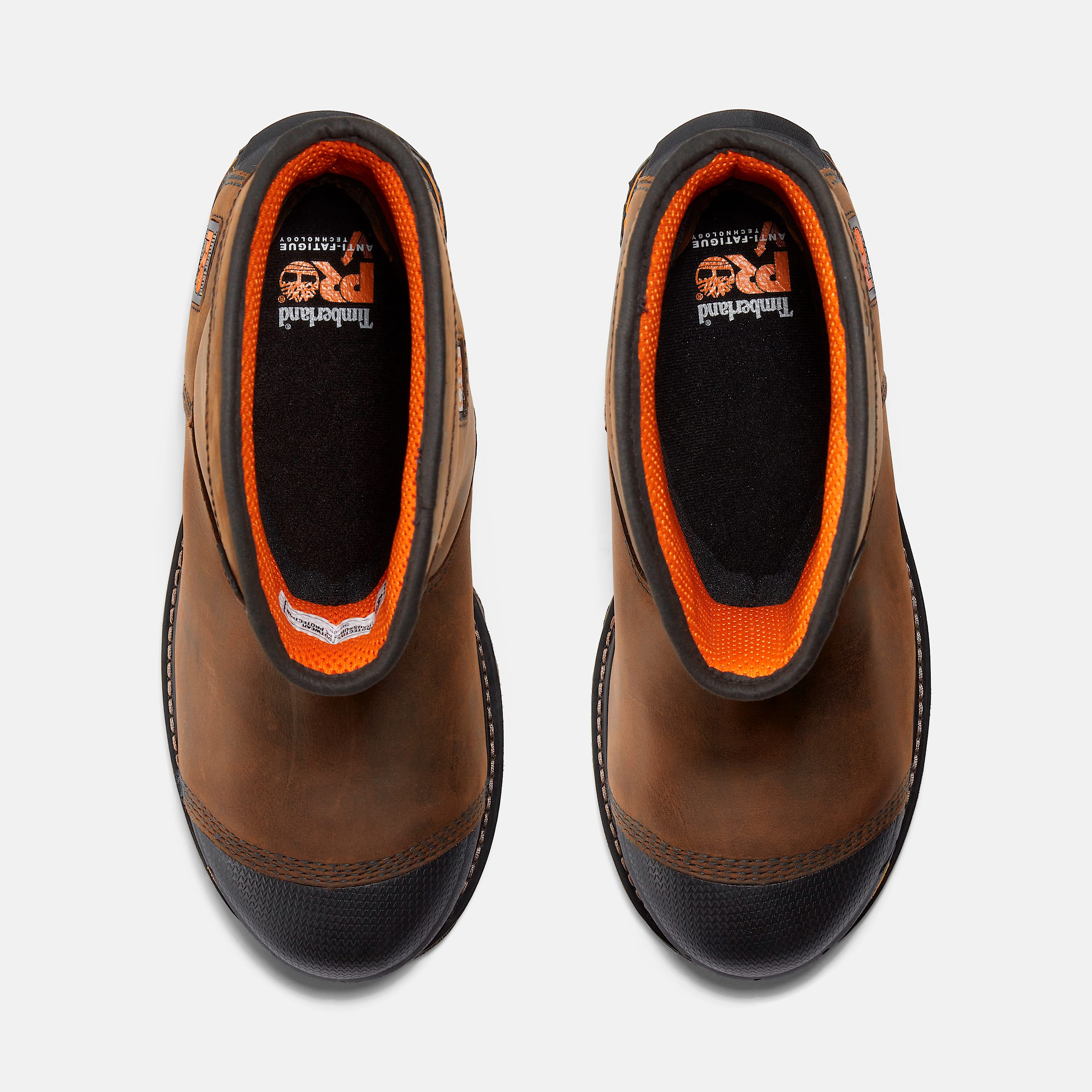 Mens Boondock Waterproof PullOn CompToe Work Boot TBL Brown ALT2