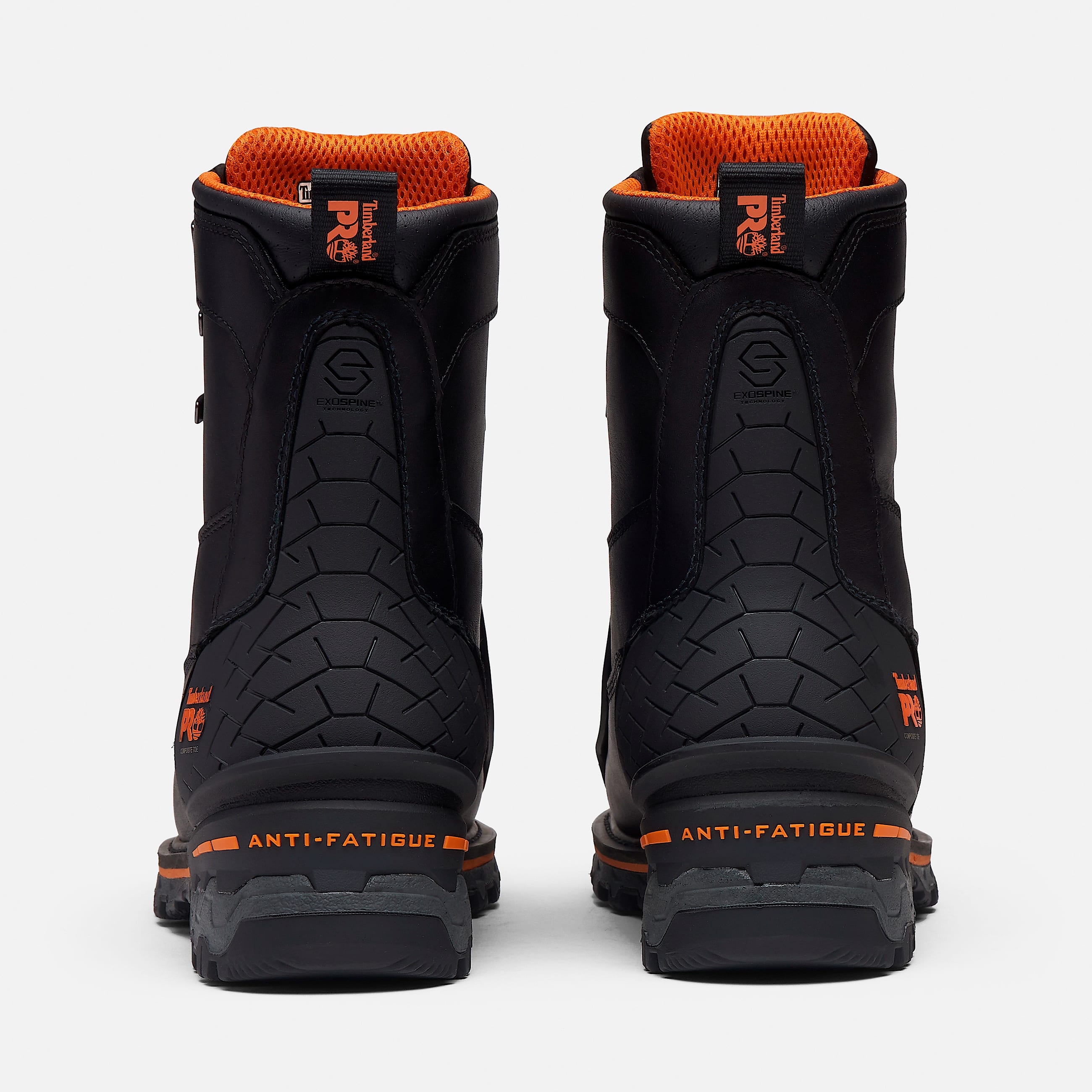 Mens Boondock CSA Met Guard 8 Work Boot TBL Black FullGrainOrange ALT5