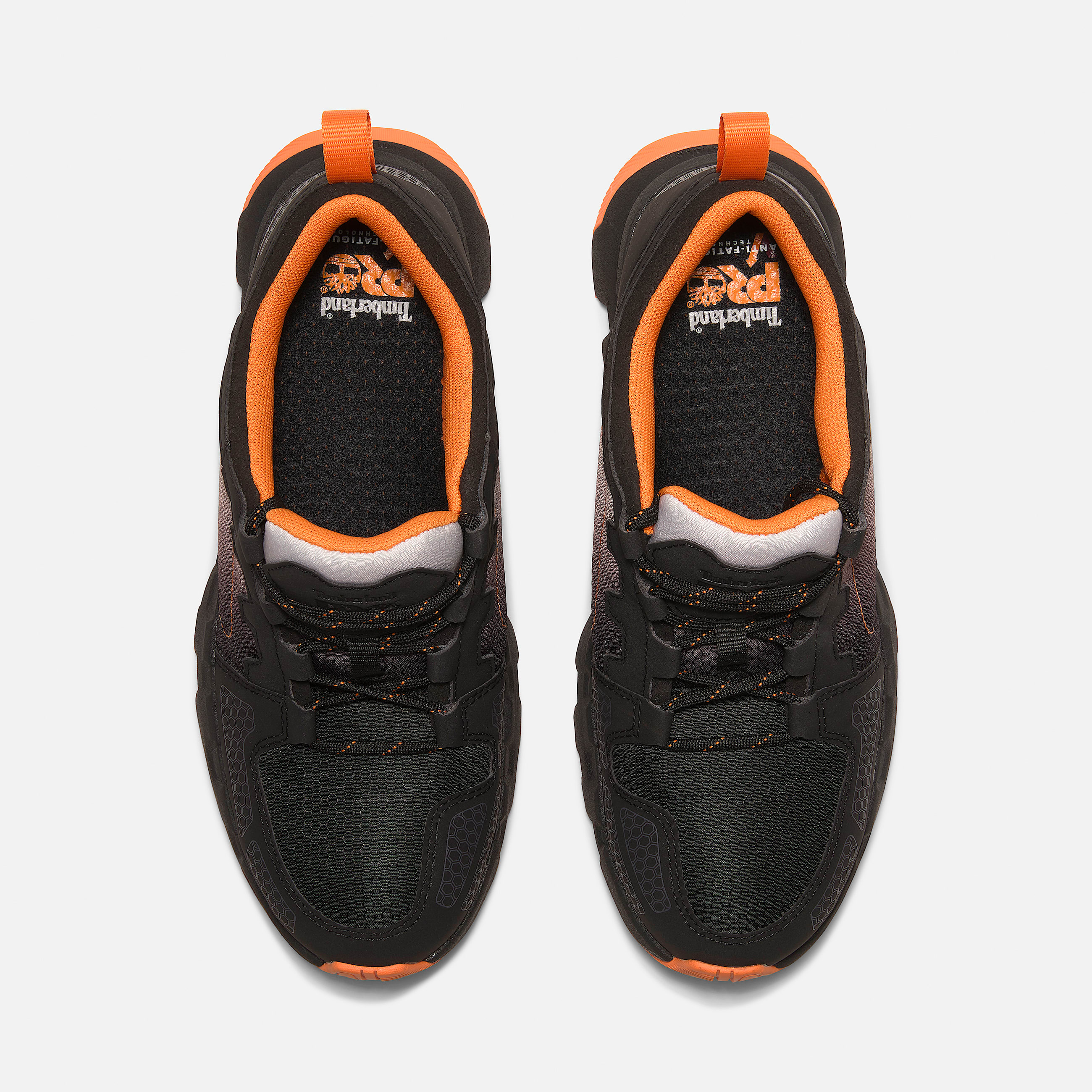 Mens Timberland PRO Powertrain EV CompToe Athletic Work Sneaker TBL GreyOrange ALT2