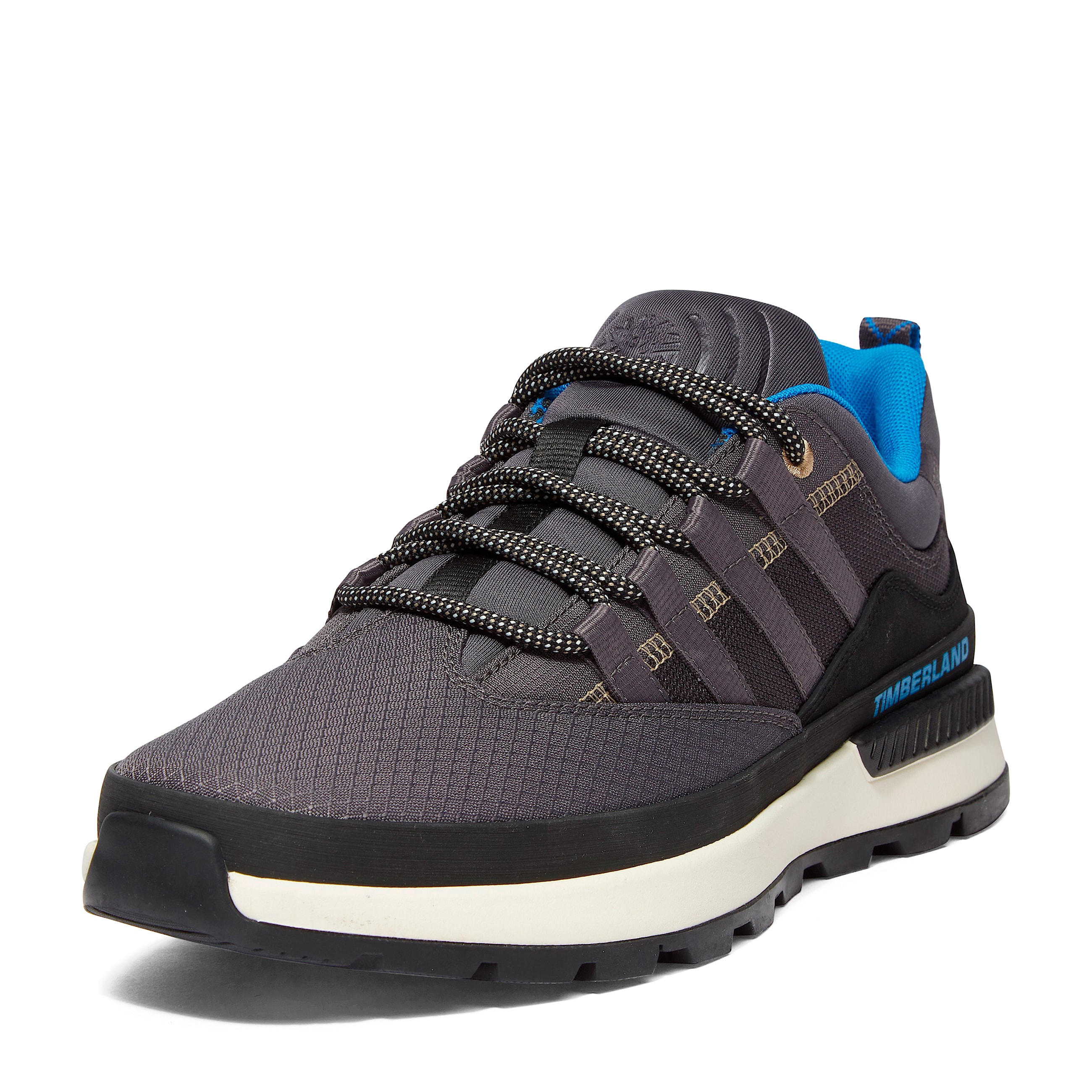 Mens Euro Trekker Hiking Shoes TBL Dark Grey Nubuck ALT9