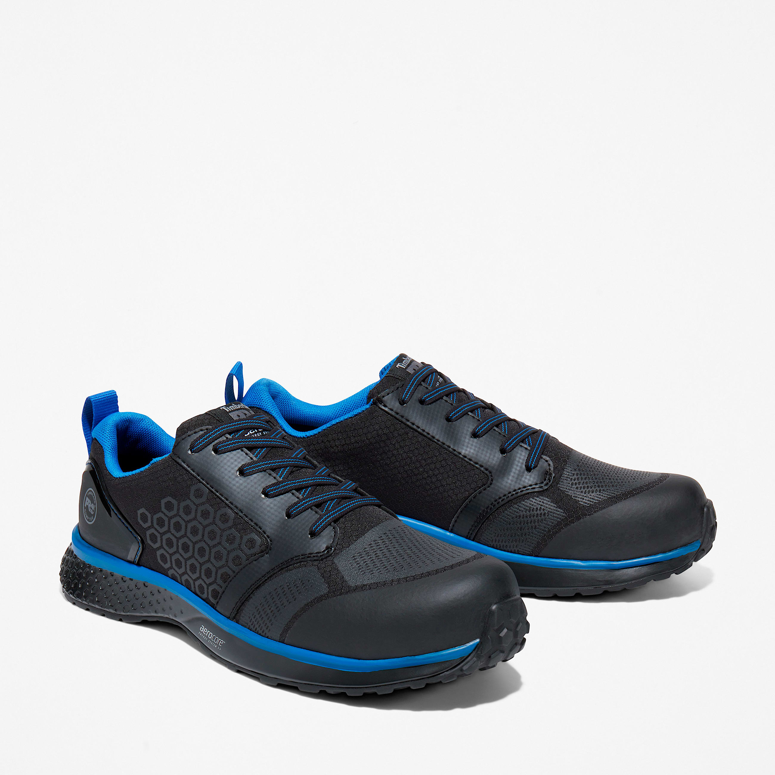 Mens Reaxion Composite Toe Work Sneaker TBL BlackBlue ALT4