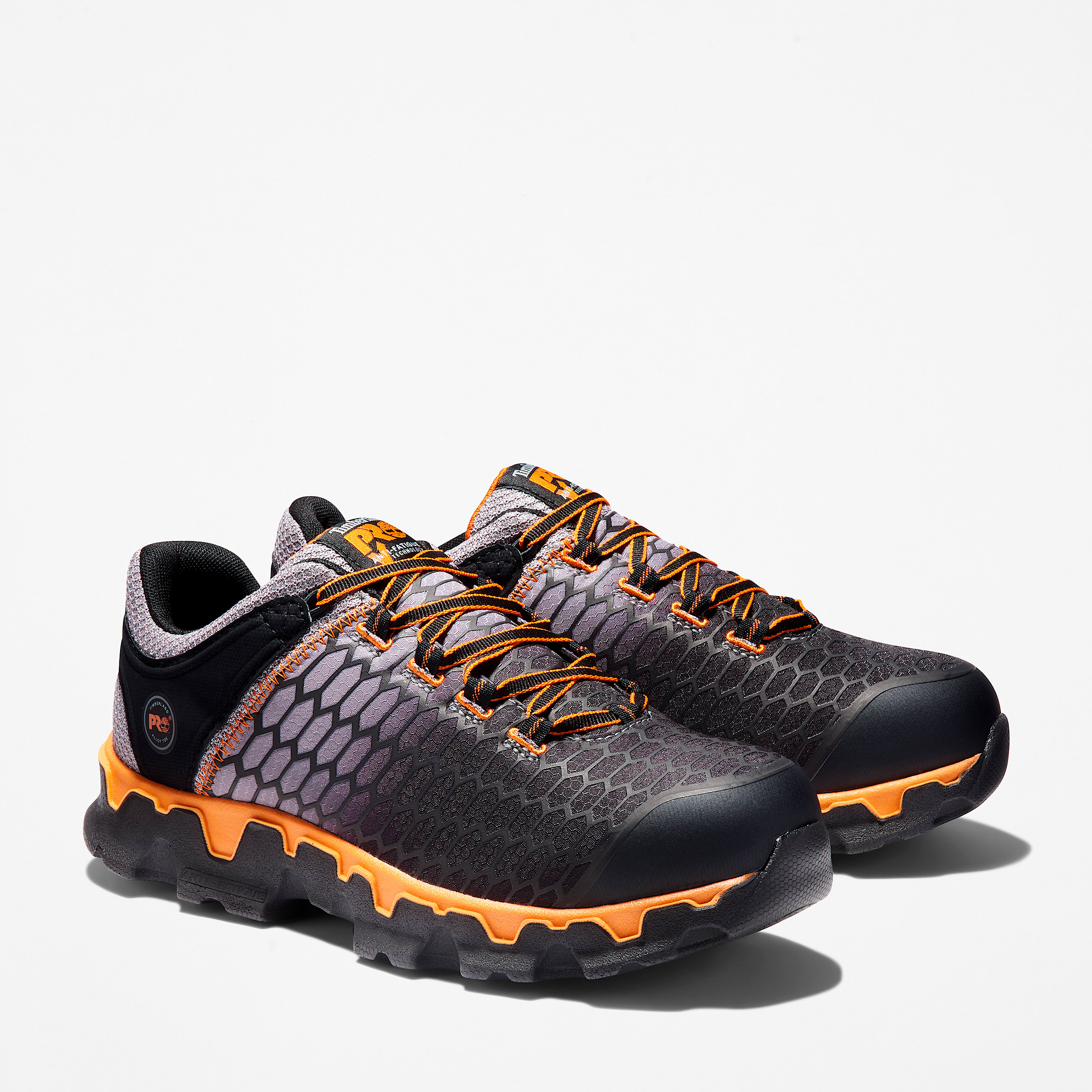 Sneakers de trabajo Timberland PRO Powertrain Sport para hombre TBL Grisnaranja ALT4