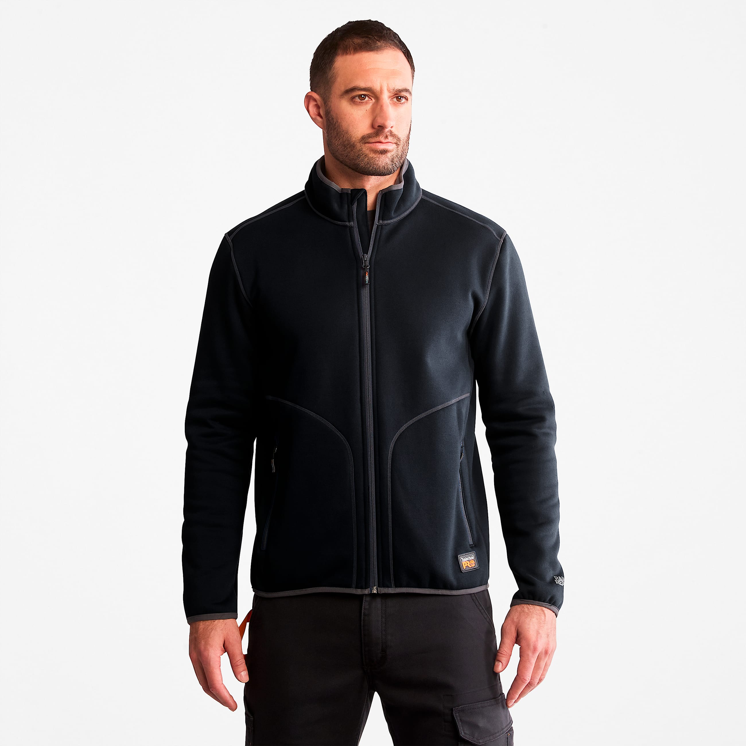 Chamarra Timberland PRO Ballast Midlayer para hombre TBL Negro azabache HERO