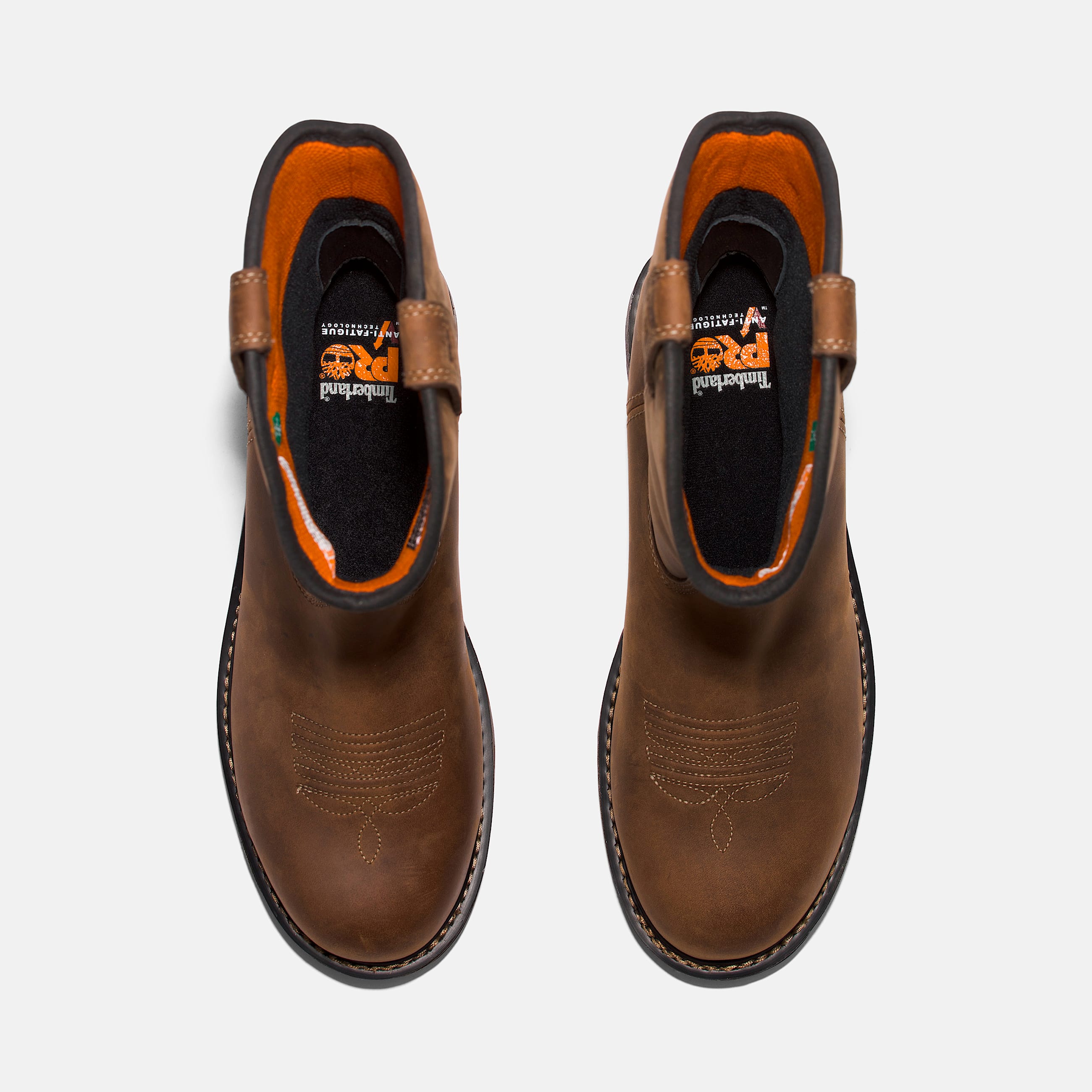 Mens True Grit Pull On Composite Toe Waterproof Work Boot TBL Brown ALT2