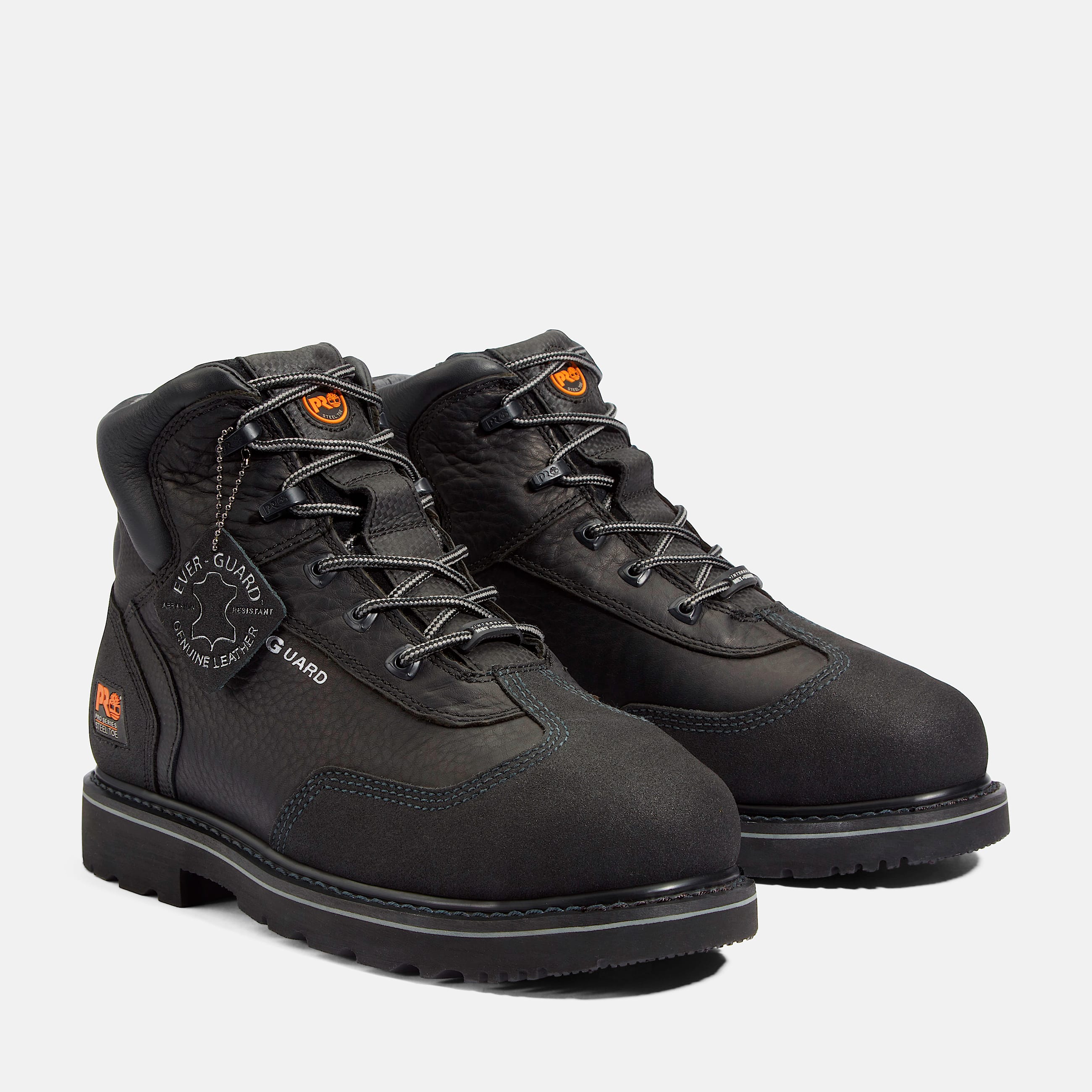 Mens Met Guard Steel Toe Work Boot TBL Black ALT4
