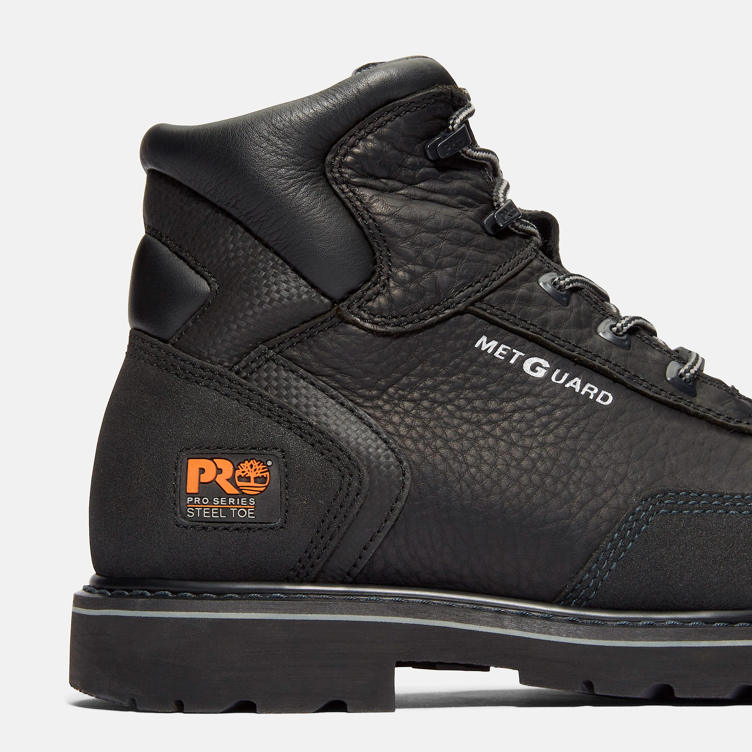 Mens Met Guard Steel Toe Work Boot TBL Black ALT7