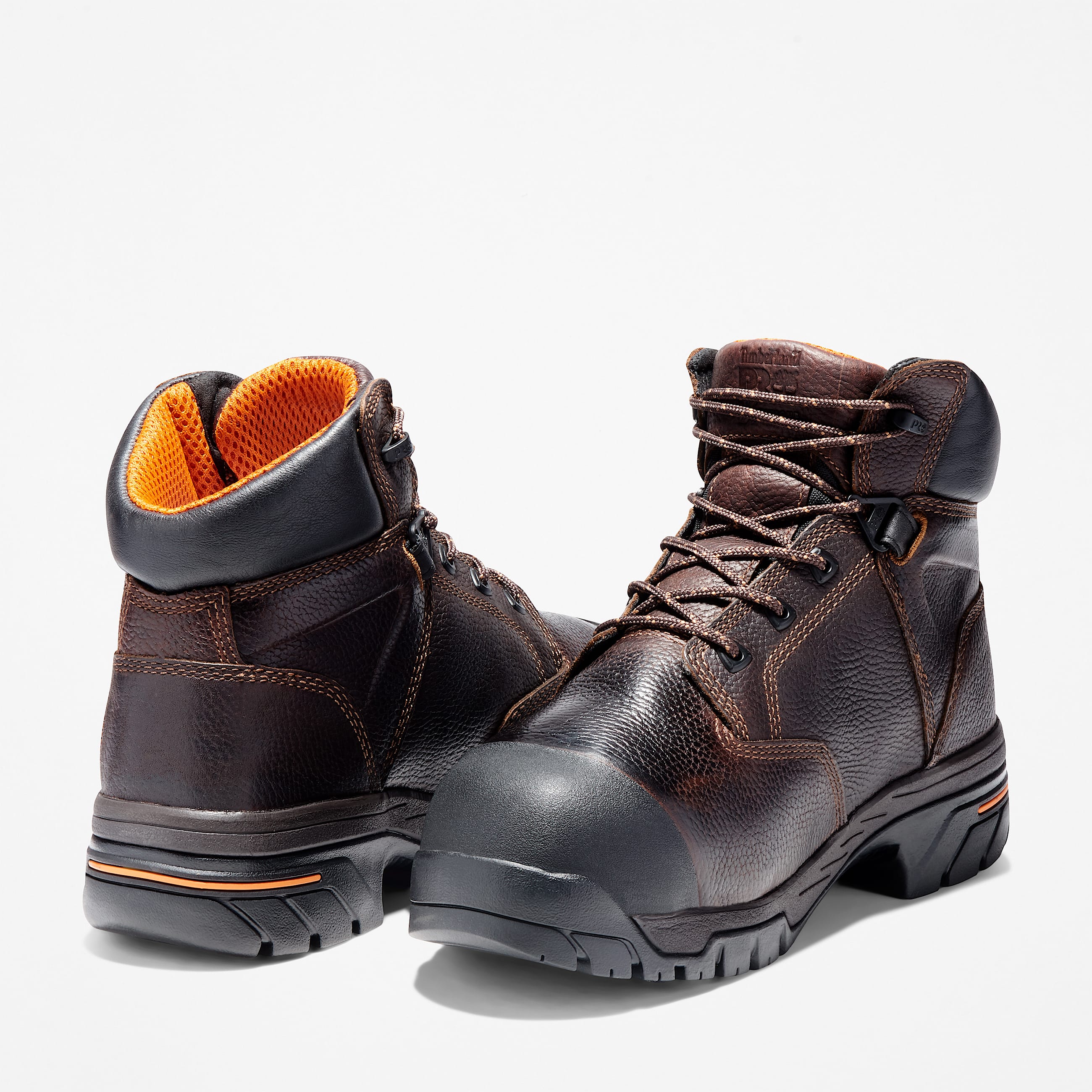 Mens Timberland PRO Helix Met Guard Composite Toe Work Boot TBL Brown ALT5