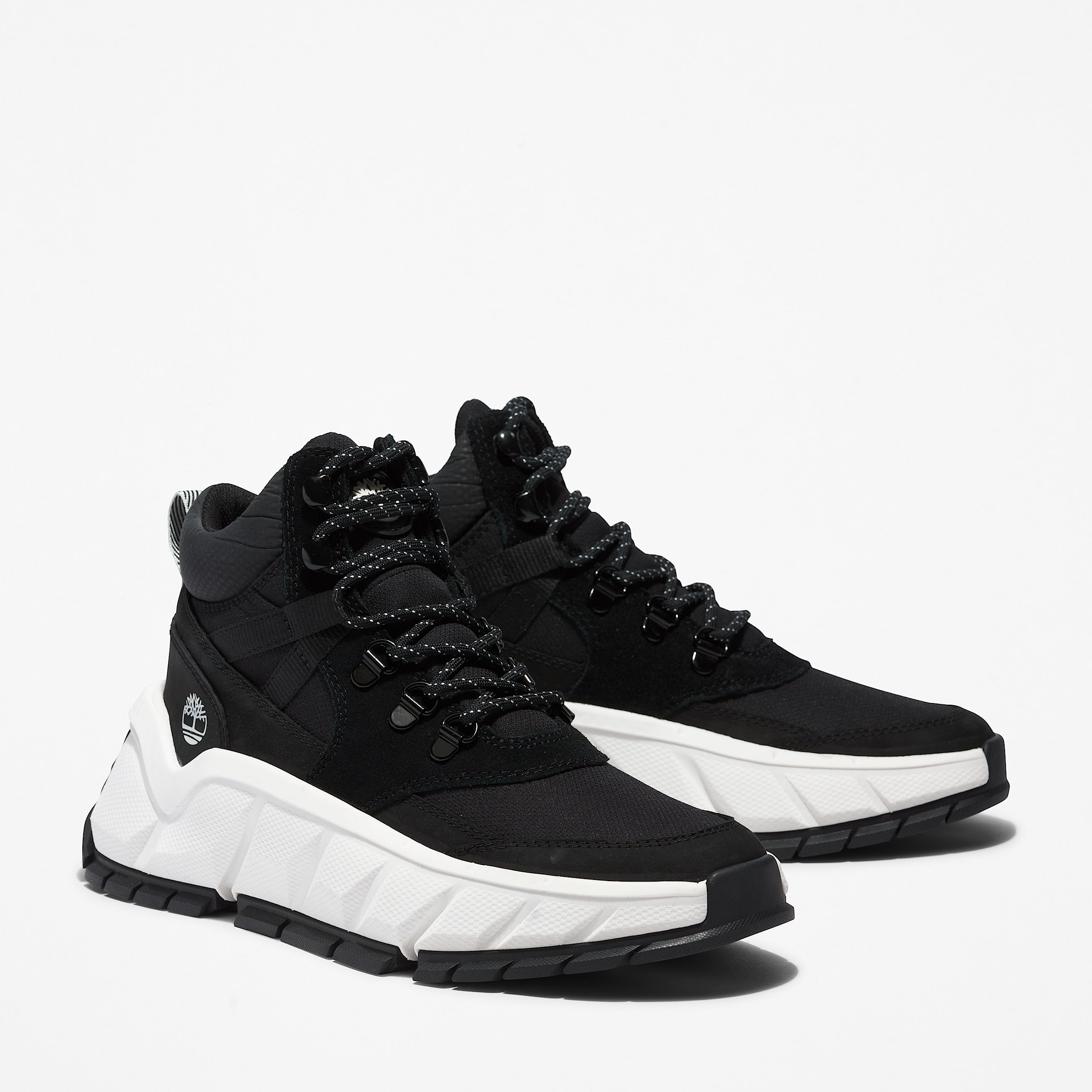 Womens TBL Turbo Hiking Boots TBL Black Suede ALT4