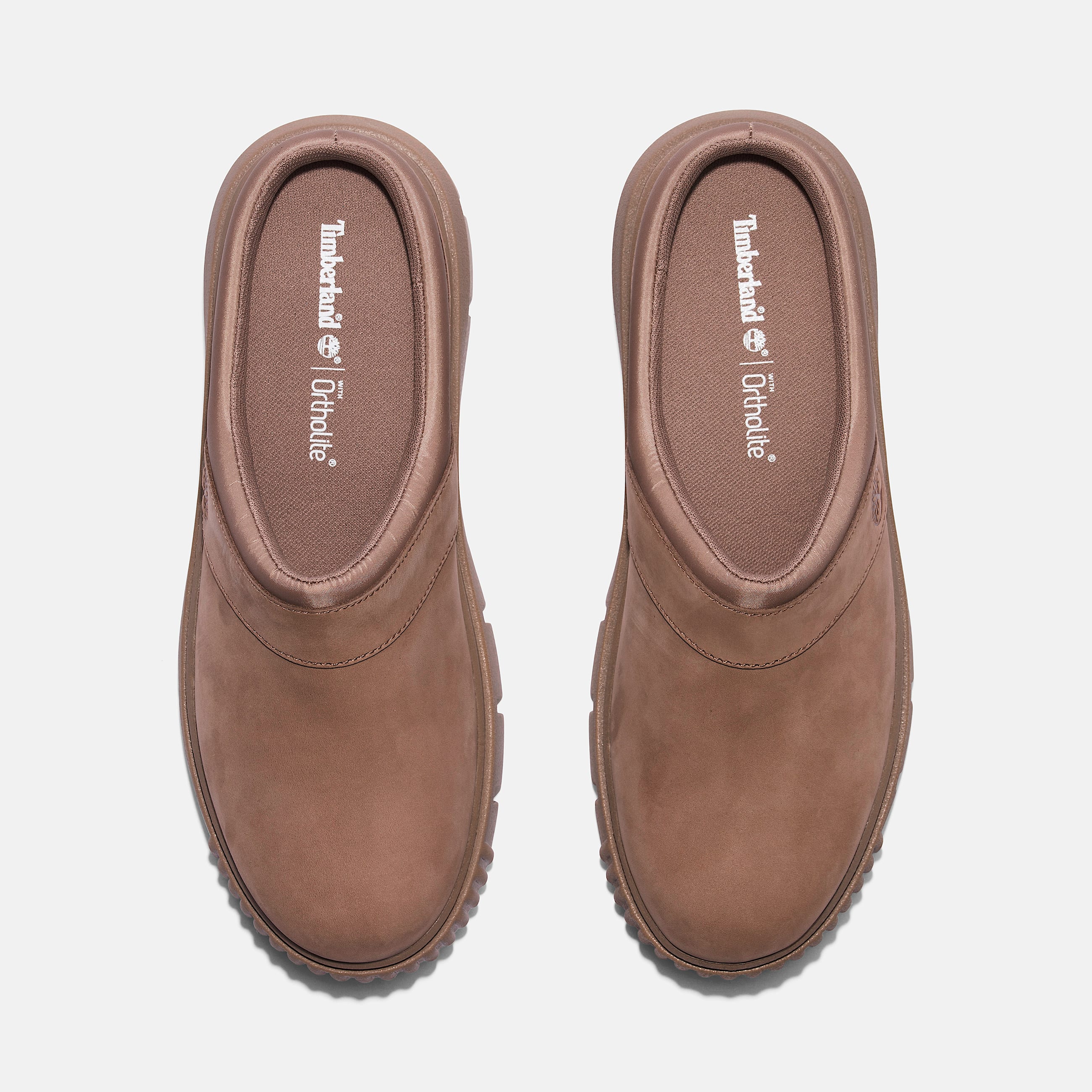 Womens Greyfield Clog Shoe TBL Taupe Nubuck ALT2