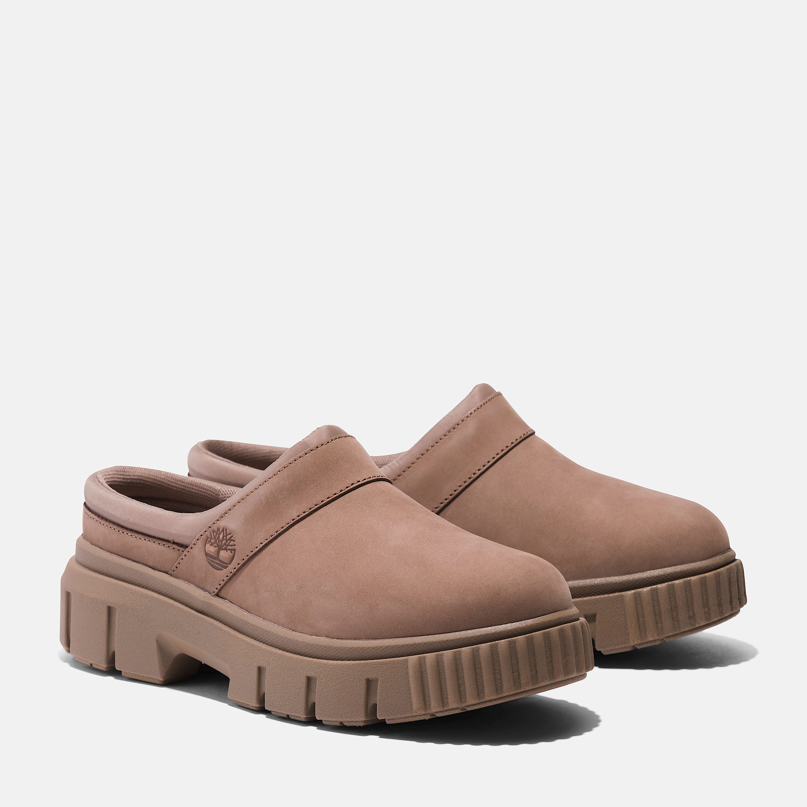 Womens Greyfield Clog Shoe TBL Taupe Nubuck ALT4