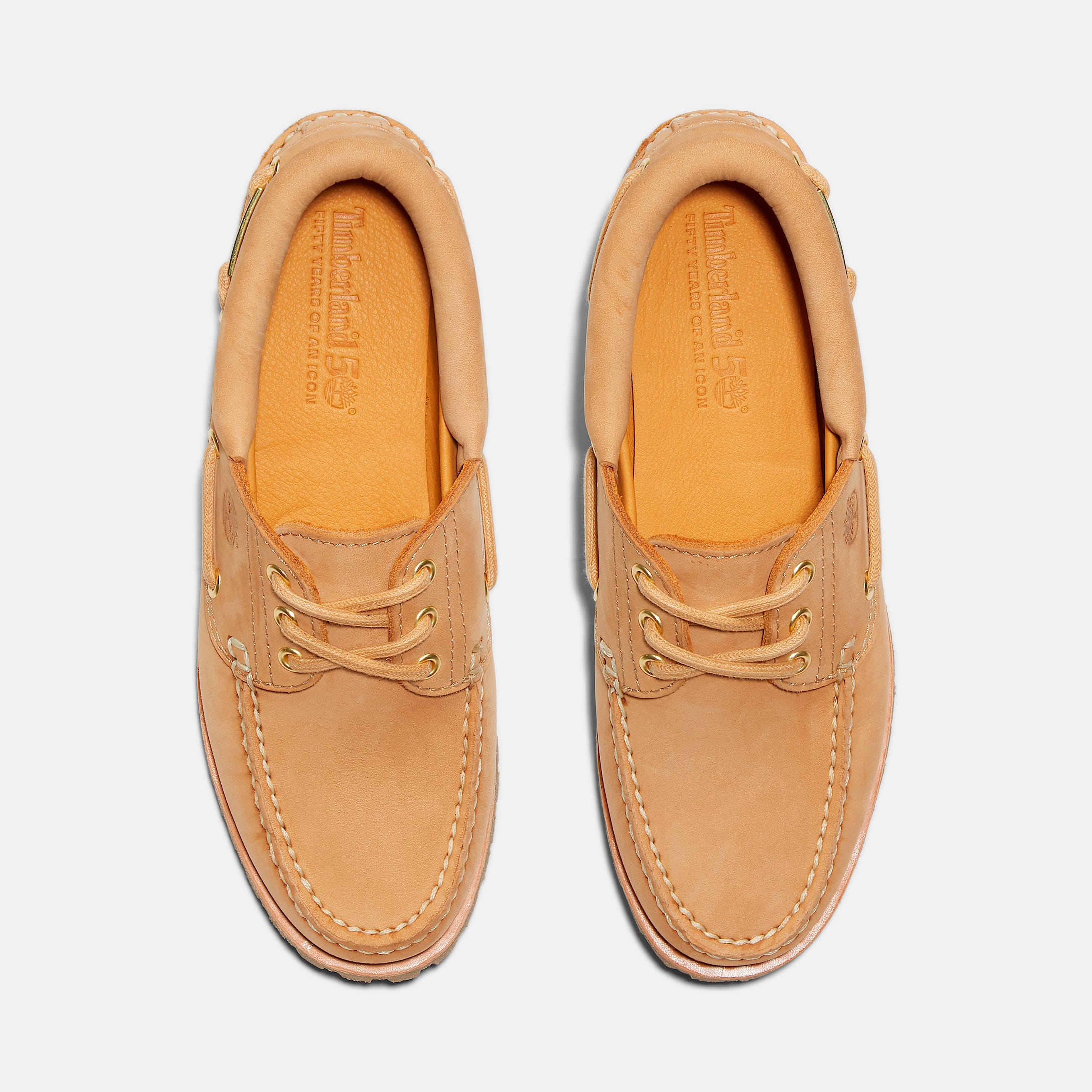 Womens Timberland 50th Edition Butters Noreen 3 Eye Handsewn Shoe TBL Light Beige Nubuck ALT2