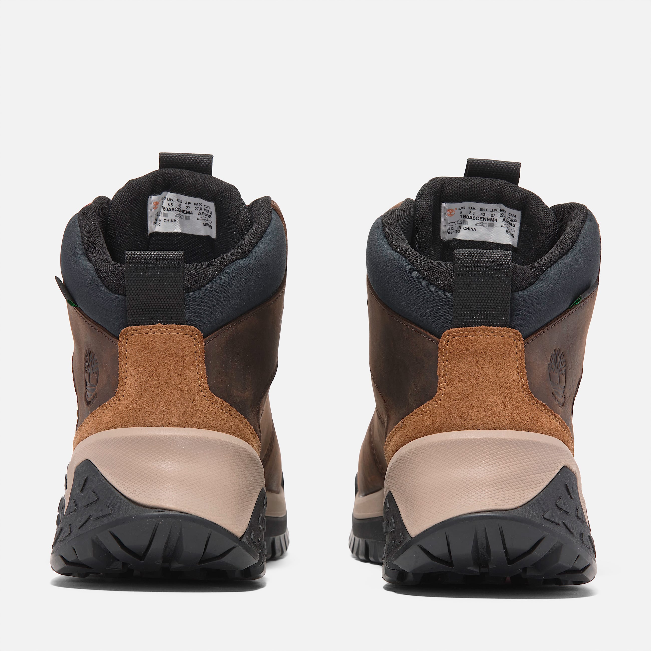 Mens Motion Scramble Mid LaceUp Waterproof Hiking Boot TBL Brown FullGrain ALT5