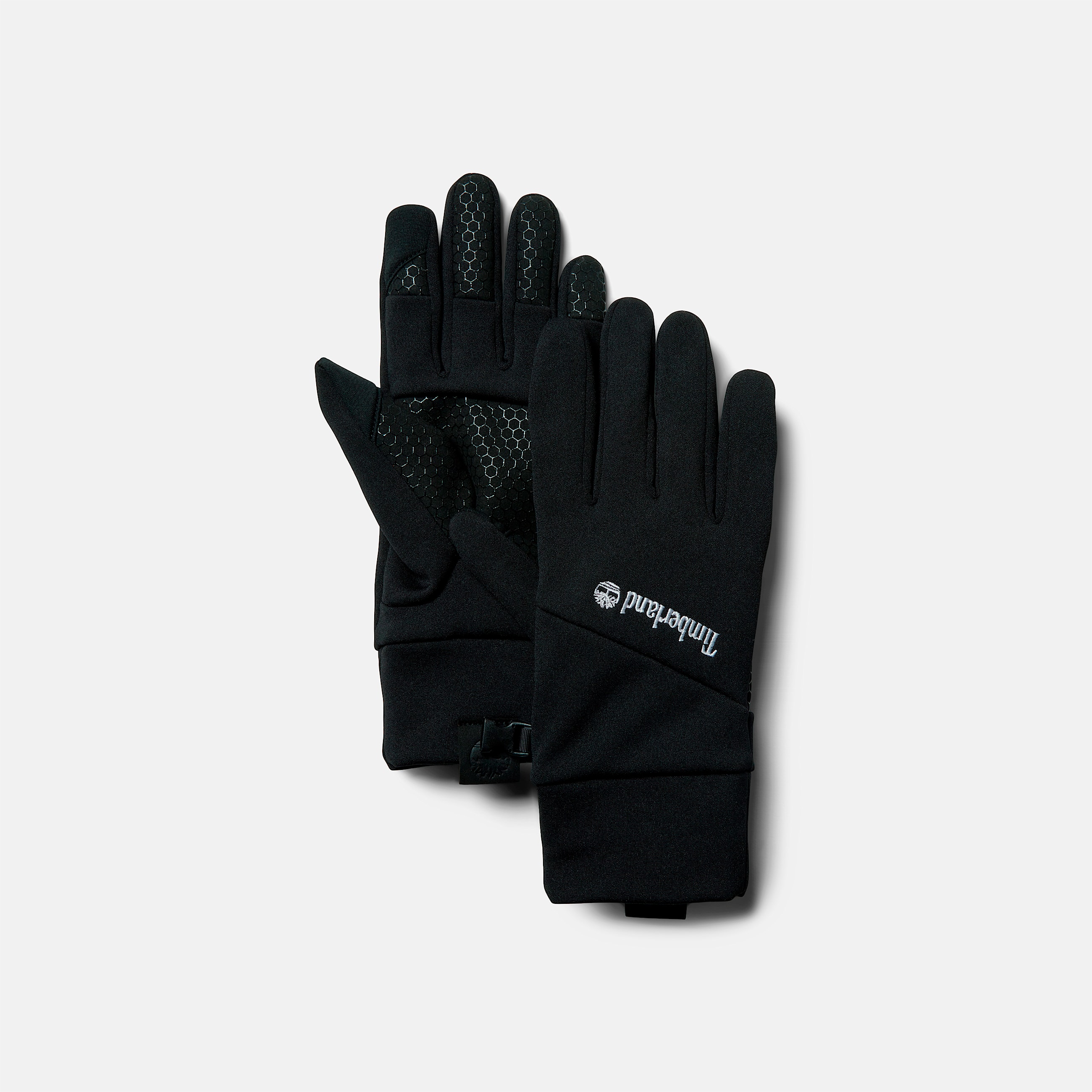 Mens Colorblocked Stretch Fleece Gloves TBL Black HERO