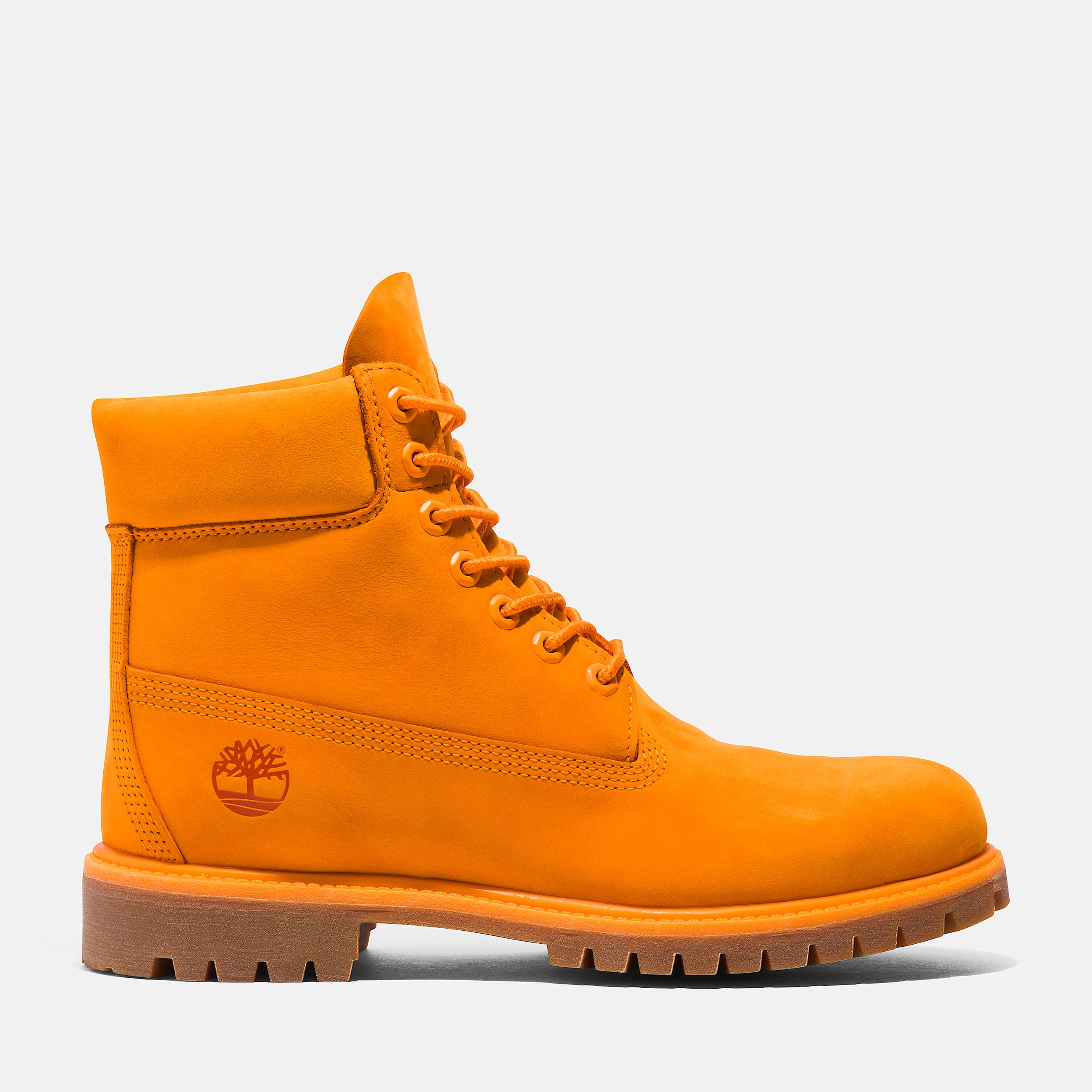Mens Timberland 50th Anniversary Edition Premium 6Inch Waterproof Boot TBL Medium Orange Nubuck HERO