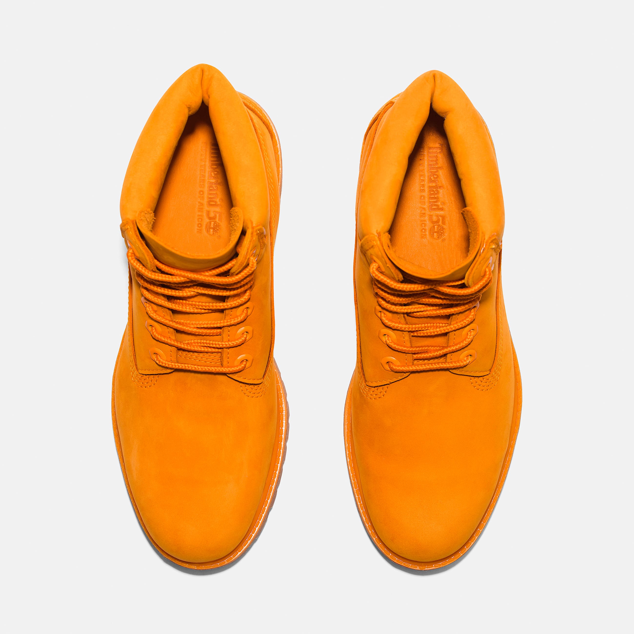 Mens Timberland 50th Anniversary Edition Premium 6Inch Waterproof Boot TBL Medium Orange Nubuck ALT2