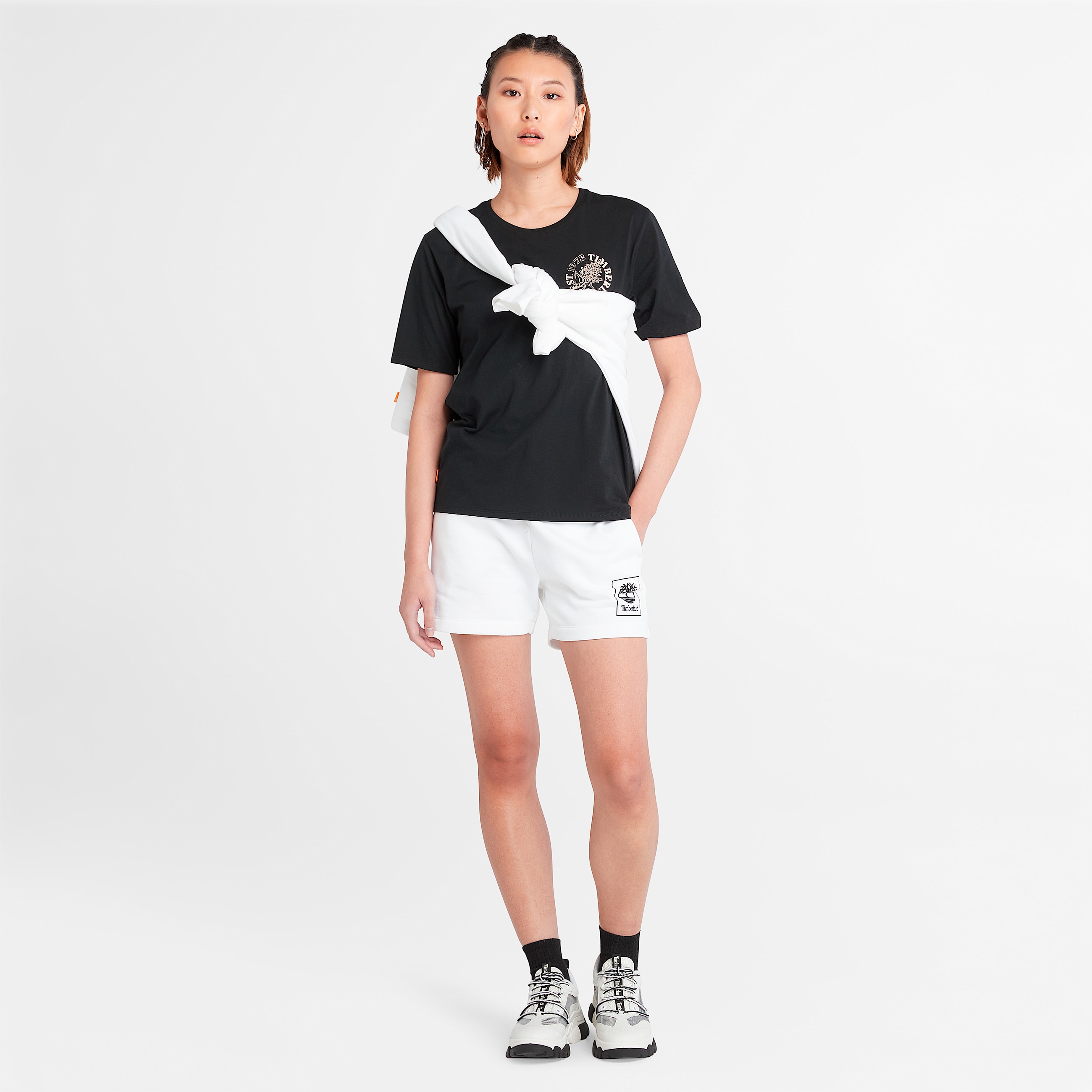Chndal con logotipo para mujer TBL Blanco ALT1