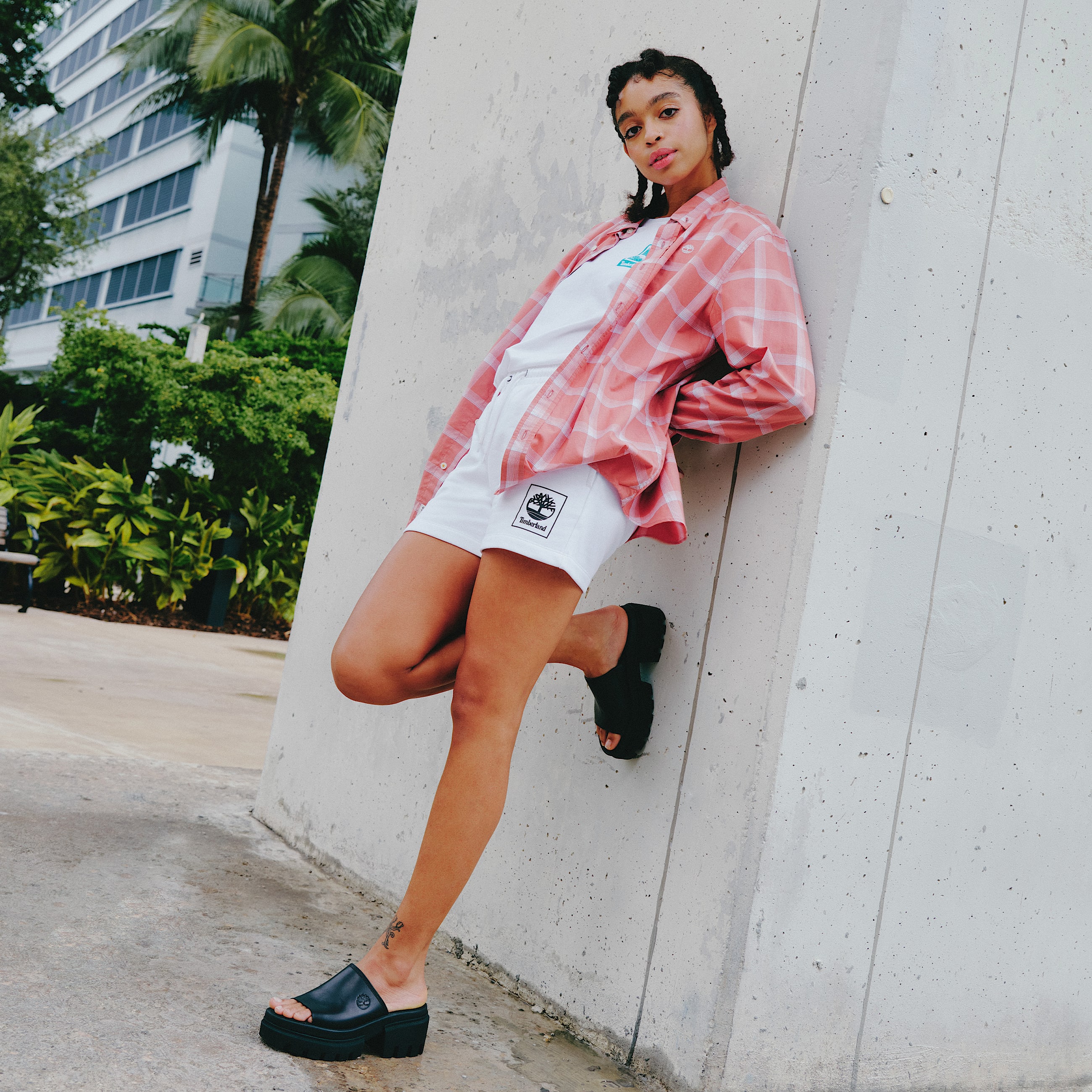 Chndal con logotipo para mujer TBL Blanco ALT11