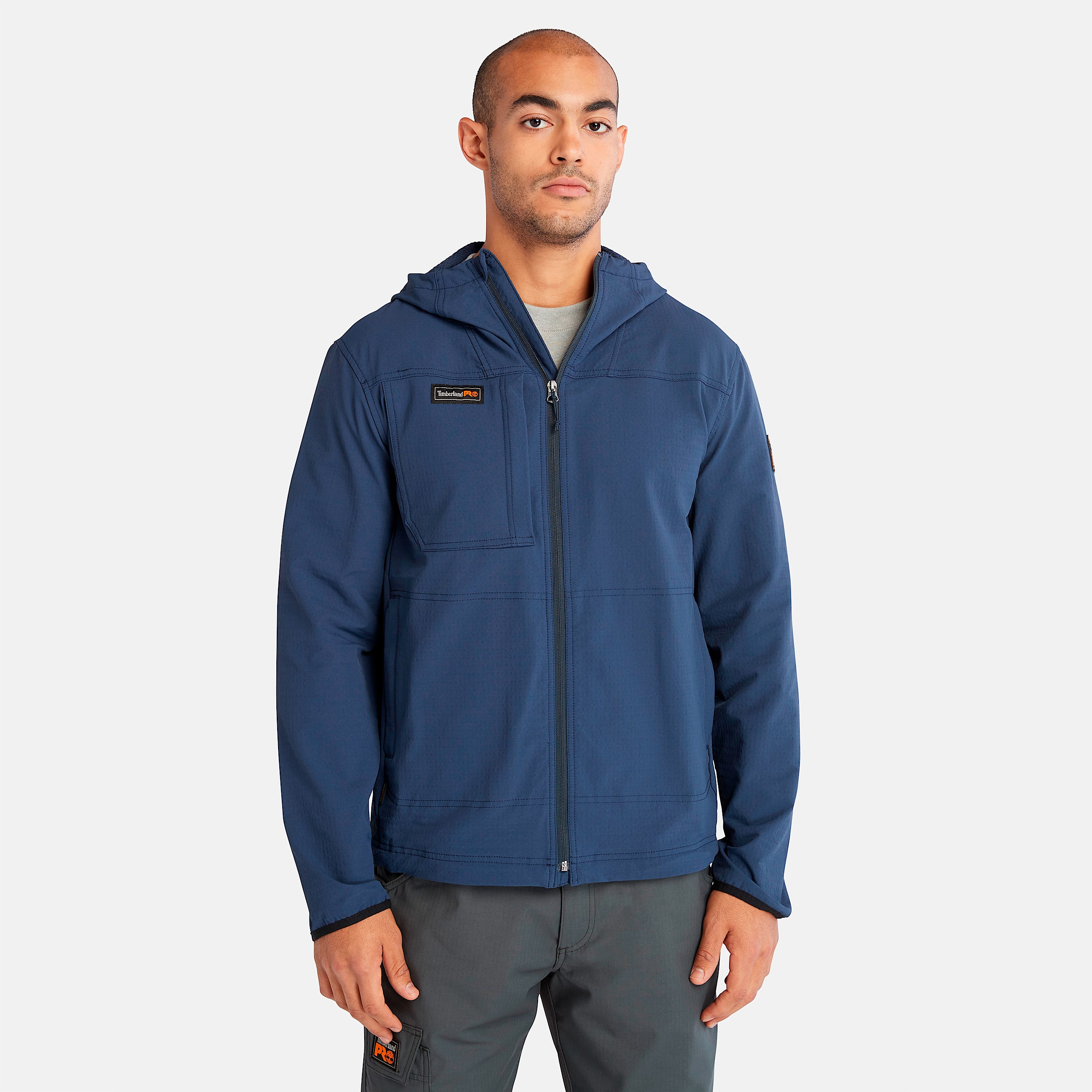 Mens Timberland PRO Trailwind Work Jacket TBL Black Iris HERO