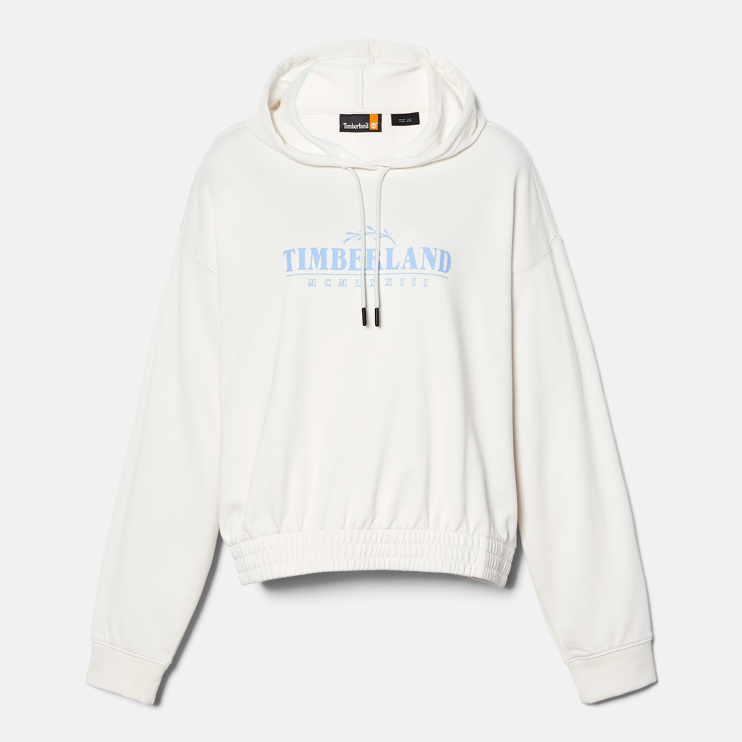 Womens Season Linear Logo Hoodie TBL Vintage White ALT10