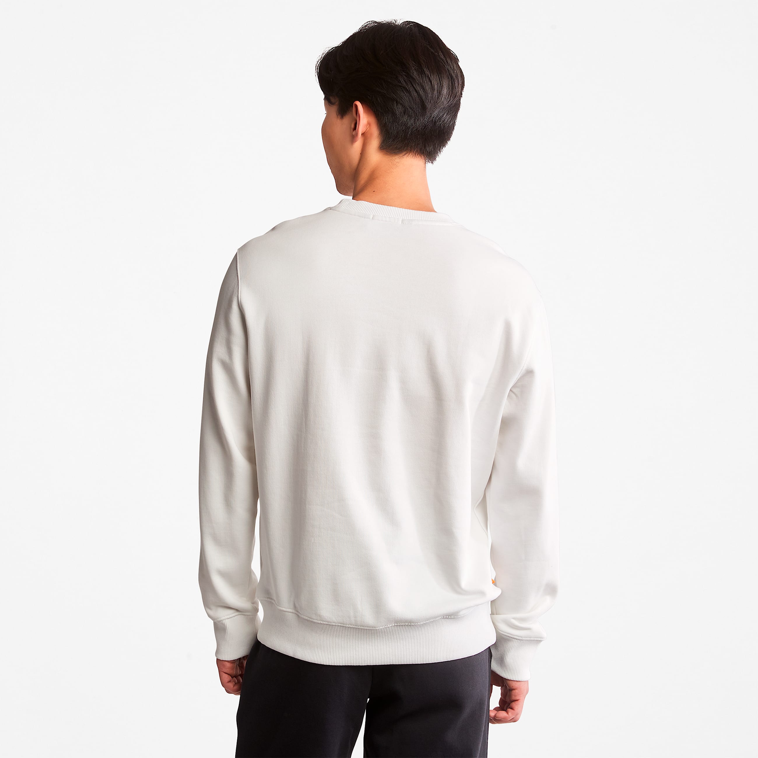 Mens Timberland TreeLogo Crewneck Sweatshirt TBL WhiteBlack ALT1