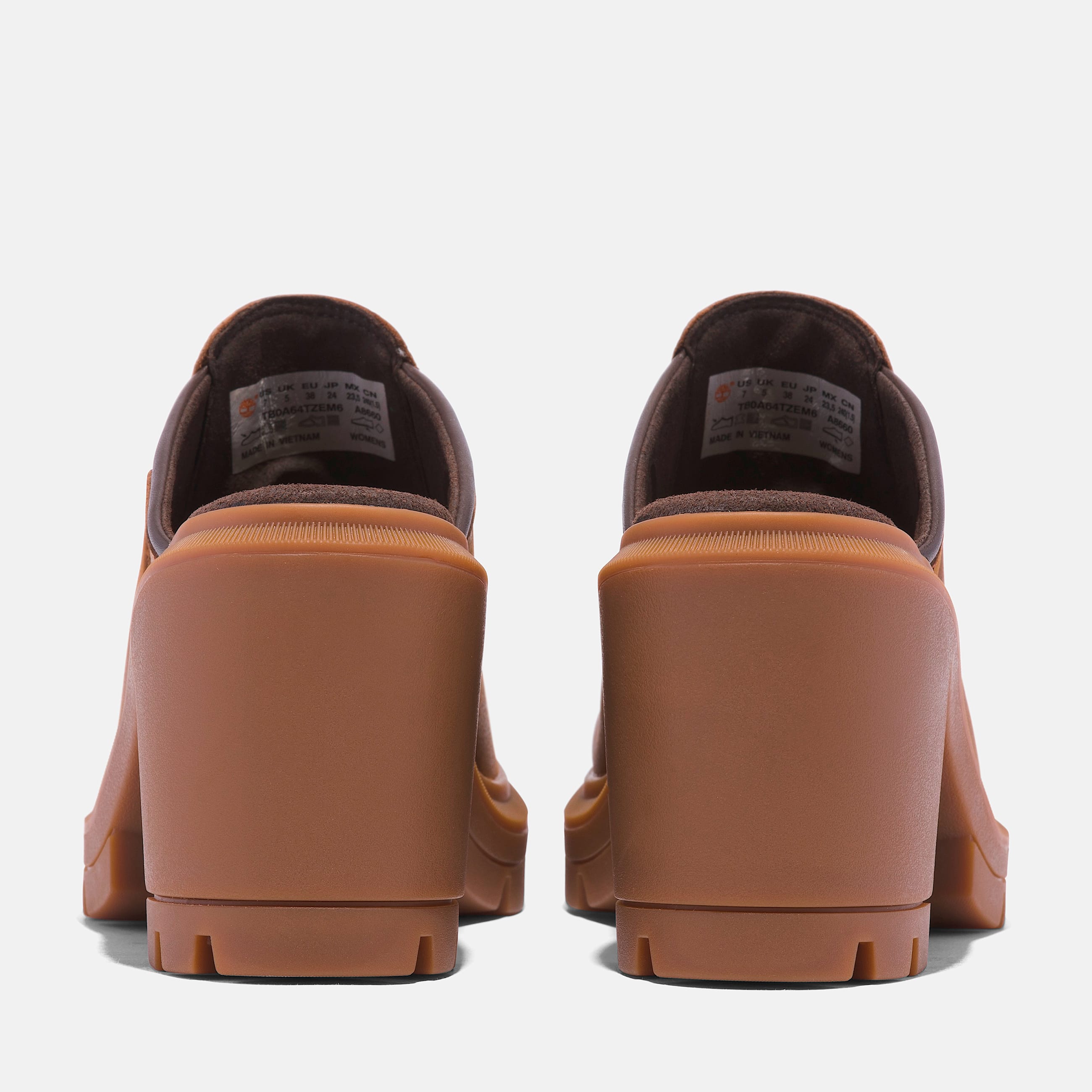 Womens Allington Heights Clog Shoe TBL Rust FullGrain ALT5