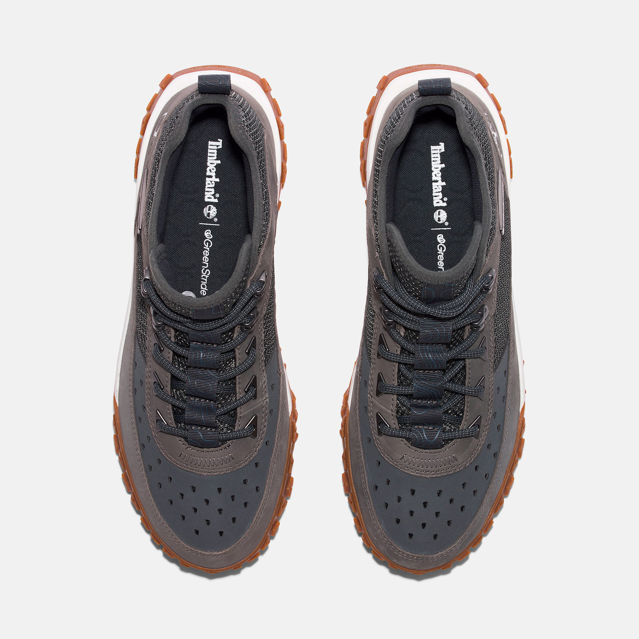 Mens GreenStride Motion 6 Mid LaceUp Sneaker TBL Medium Grey ALT2