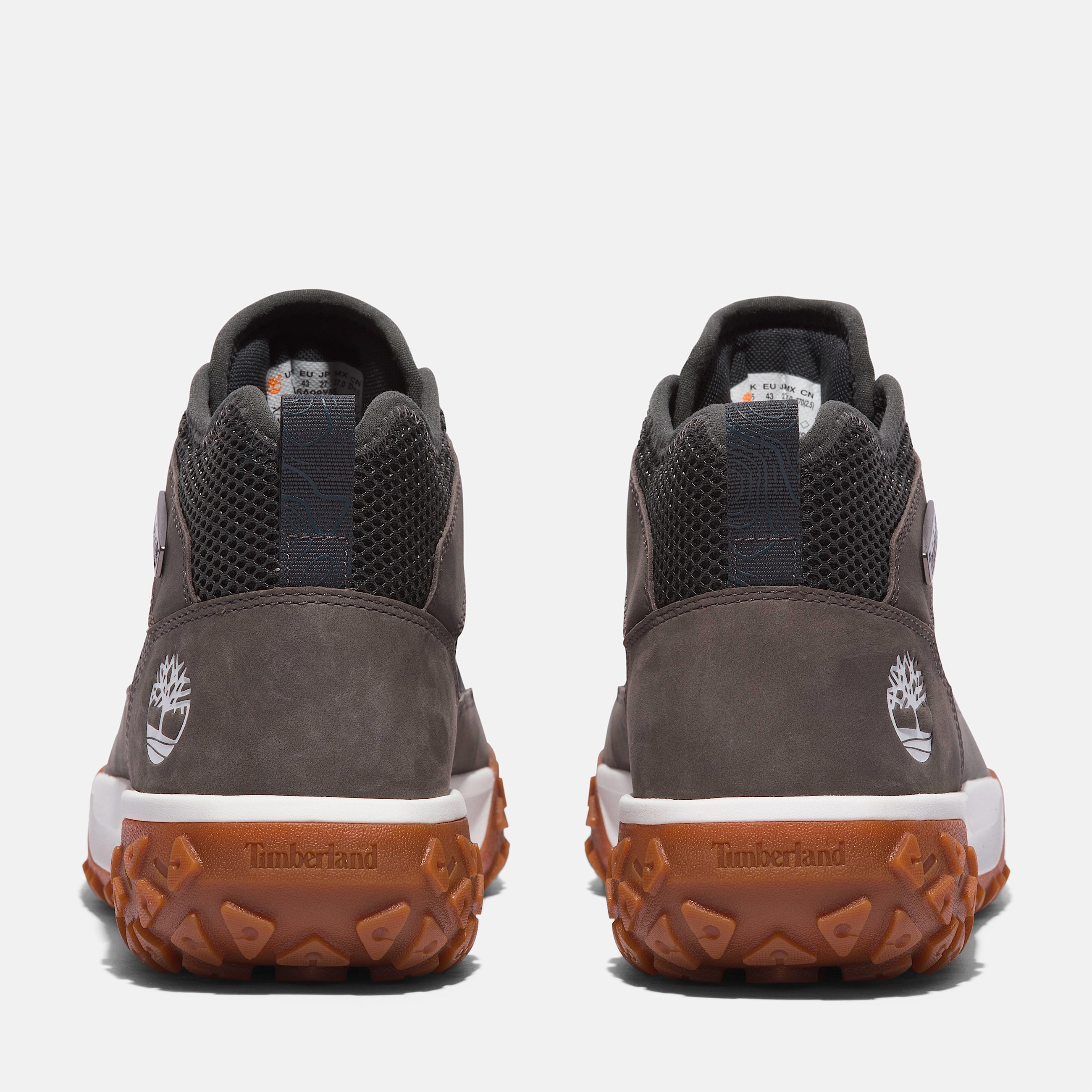 Mens GreenStride Motion 6 Mid LaceUp Sneaker TBL Medium Grey ALT5