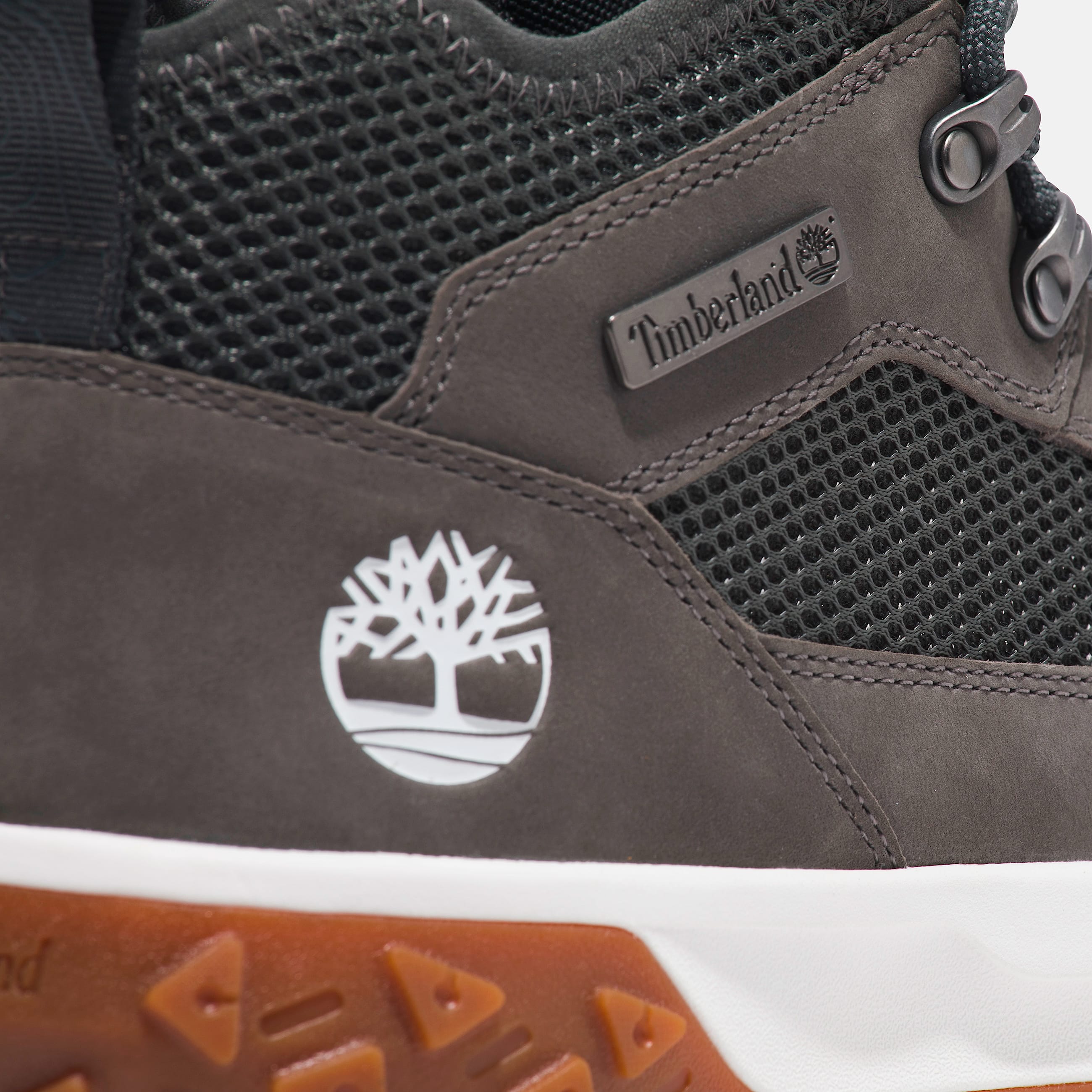 Mens GreenStride Motion 6 Mid LaceUp Sneaker TBL Medium Grey ALT7