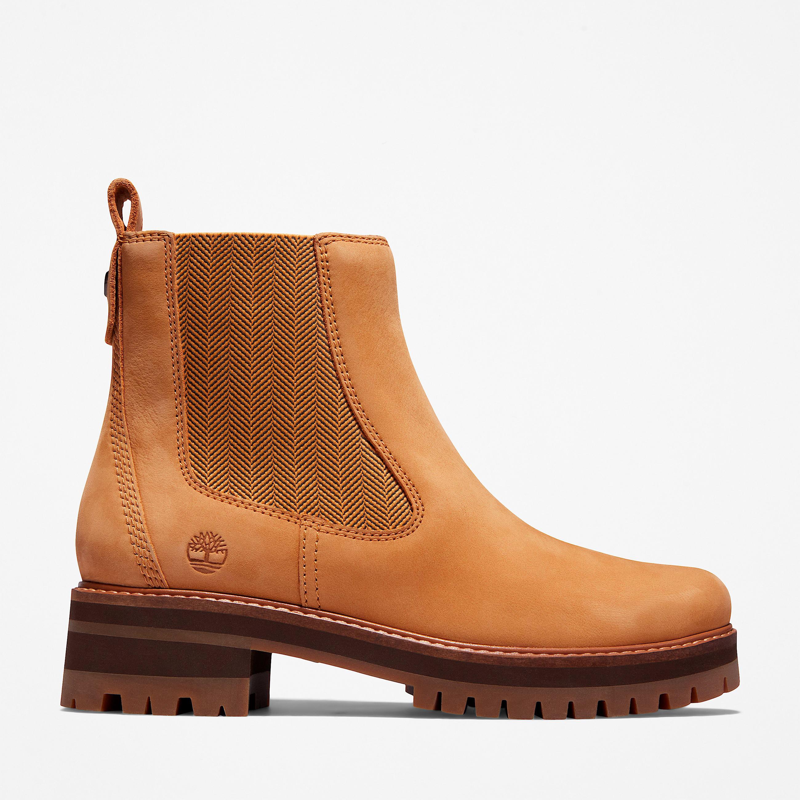 Womens Courmayeur Valley Chelsea Boots TBL Wheat Nubuck HERO