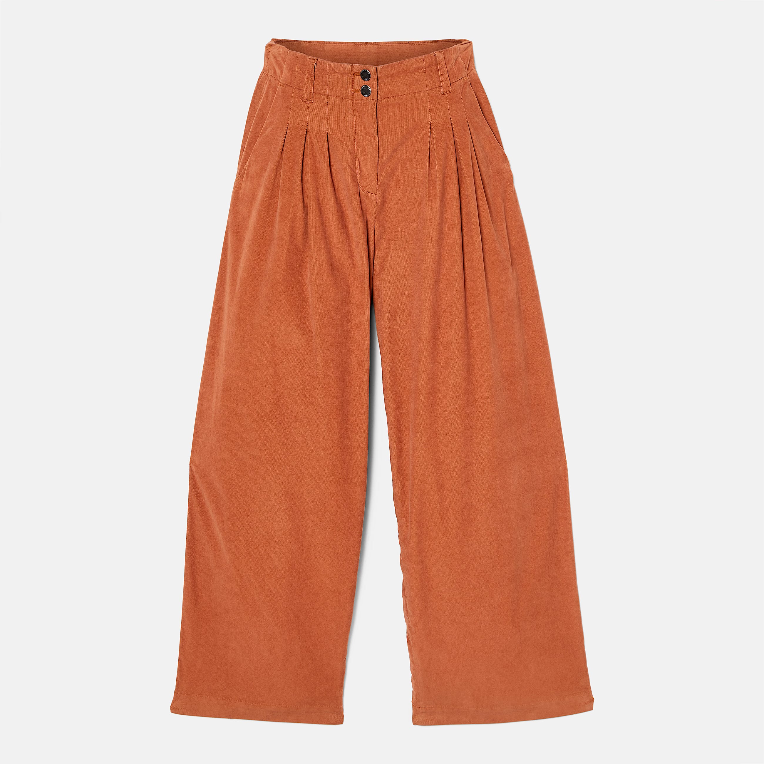 Pantaln ancho para mujer de pana Needle TBL Caf ALT10