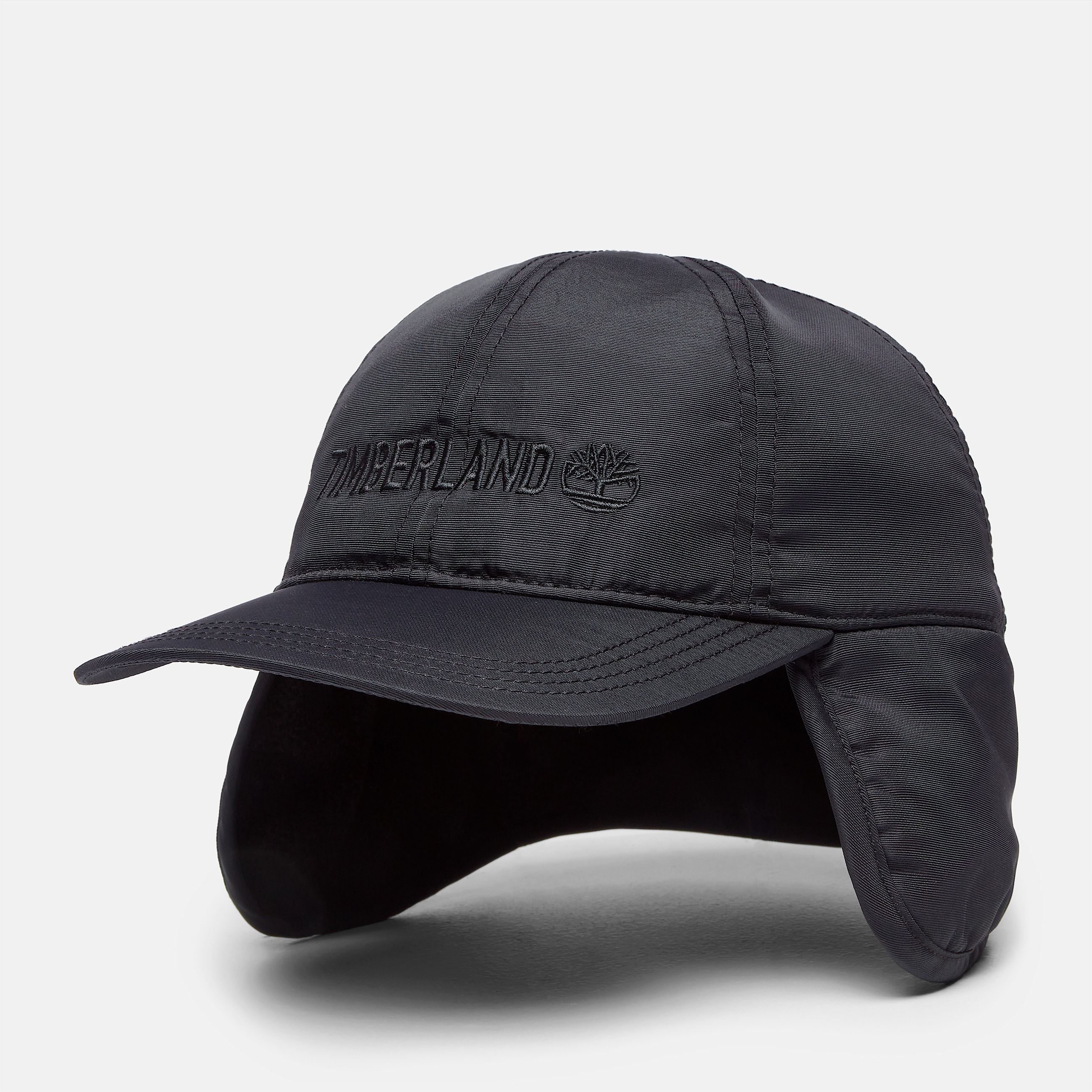 Baseball Cap with Earflaps TBL Black ALT2