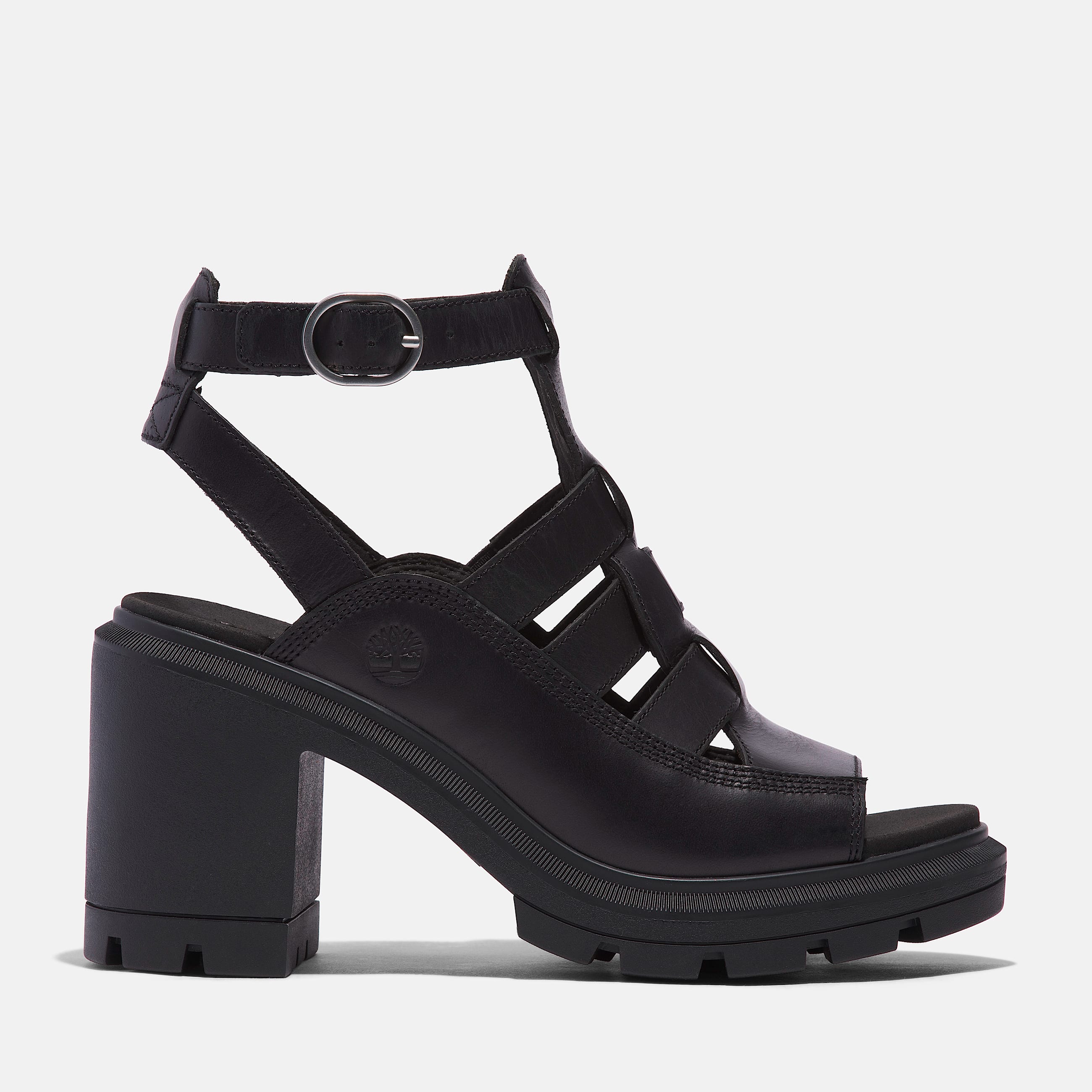 Womens Allington Heights Fisherman Sandal TBL Black FullGrain HERO