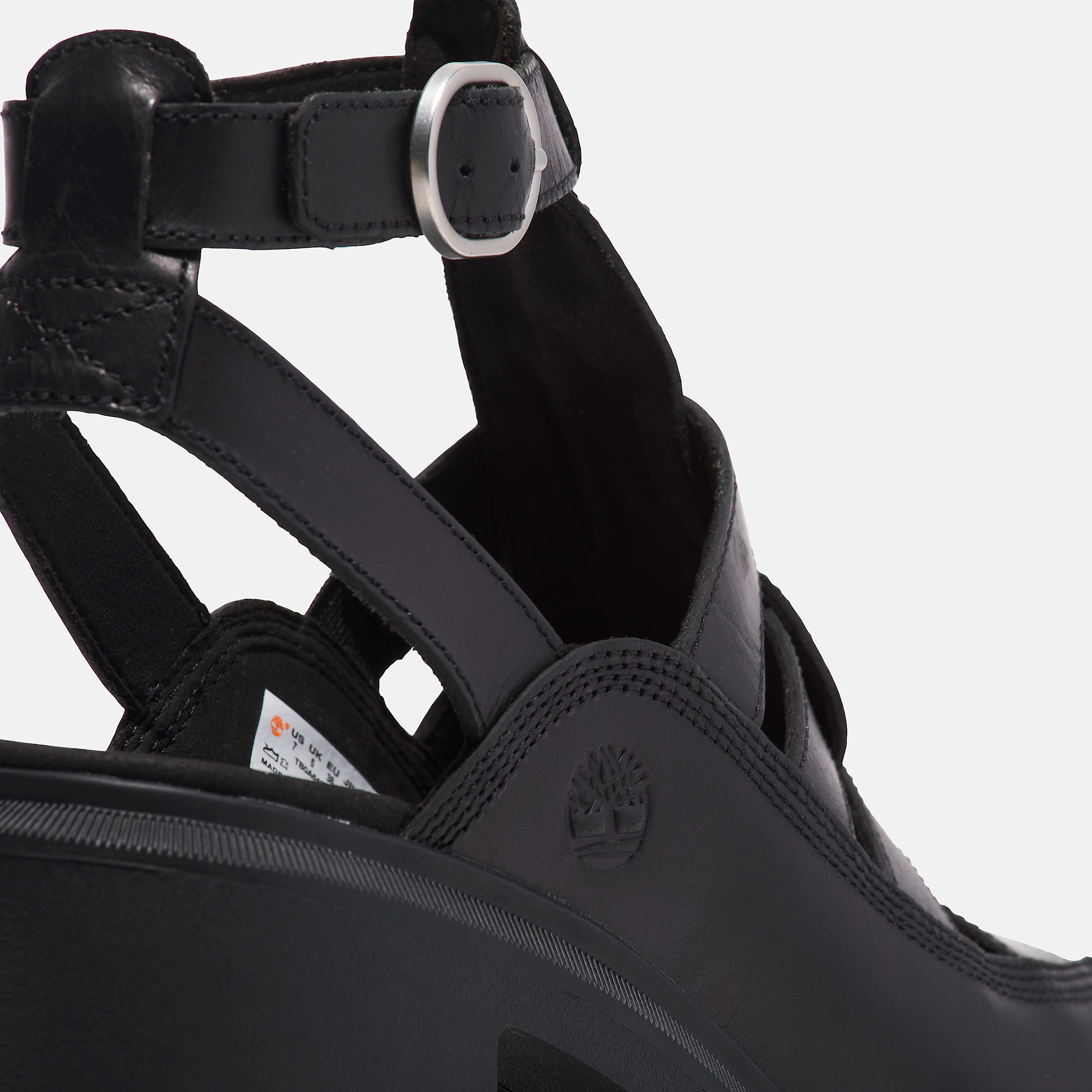 Womens Allington Heights Fisherman Sandal TBL Black FullGrain ALT7