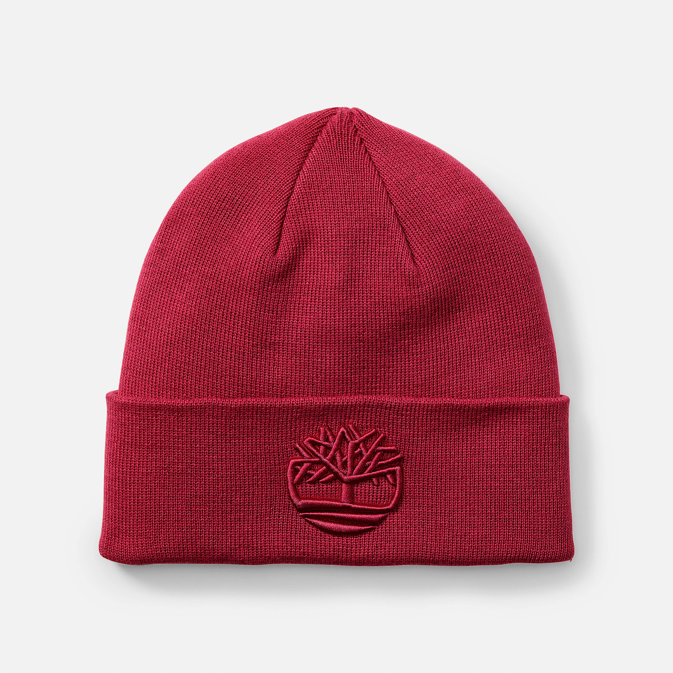Tonal 3D Embroidery Beanie TBL Wine Red HERO