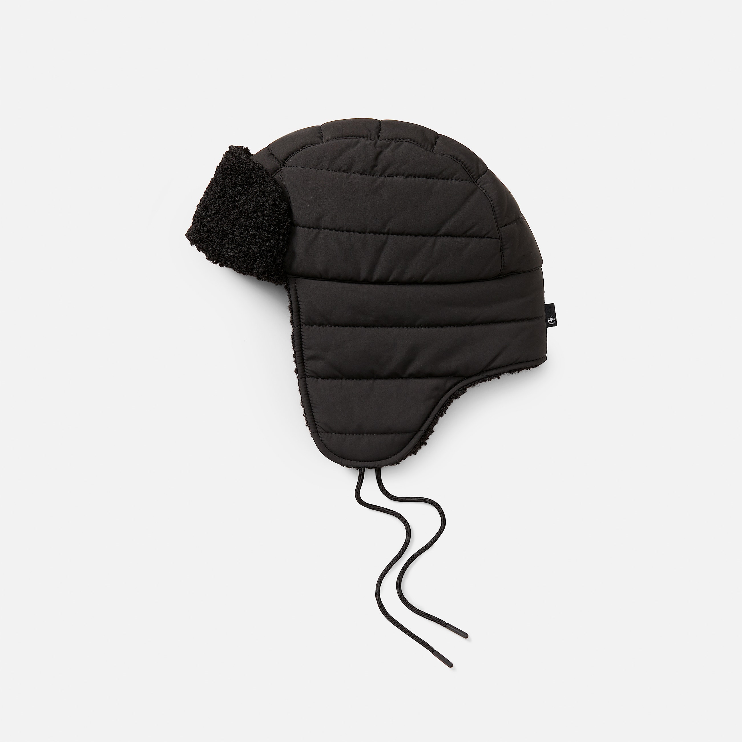 Trapper Hat With Faux Shearling Lining TBL Black HERO