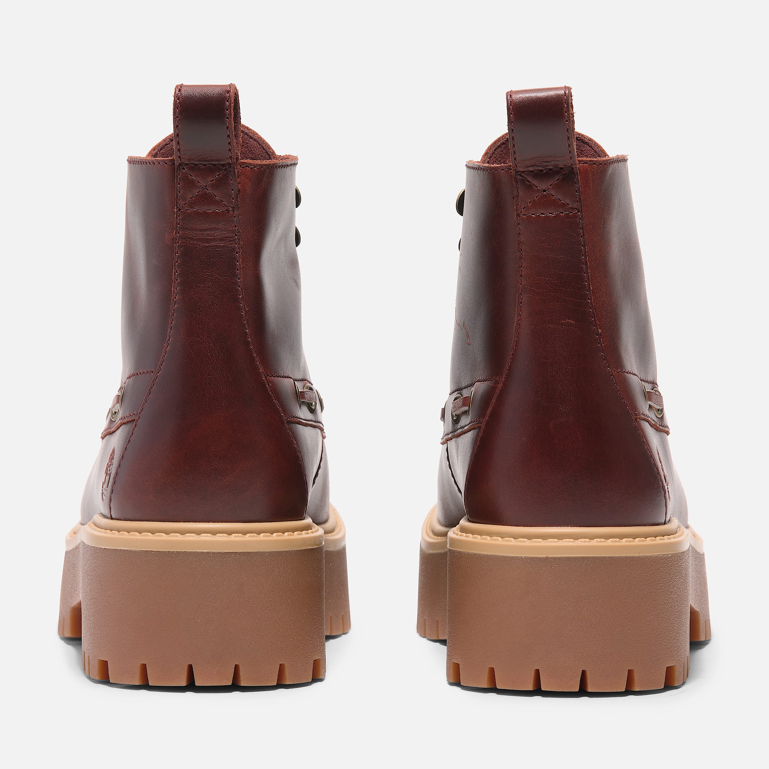 Womens Stone Street Platform Kiltie Boot TBL Root Beer FullGrain ALT5