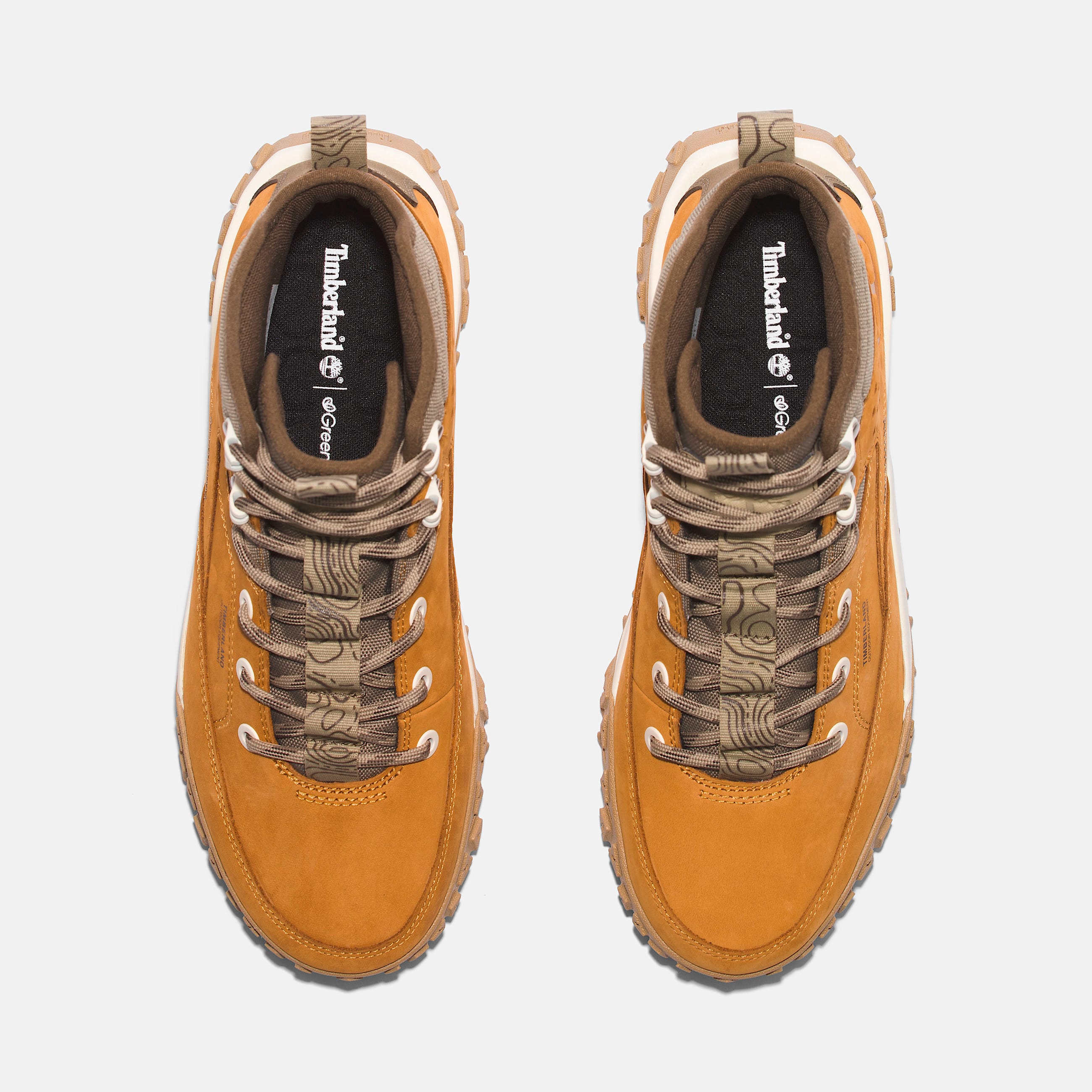 Mens GreenStride Motion 6 Mid LaceUp Hiking Shoe TBL Wheat Nubuck ALT2