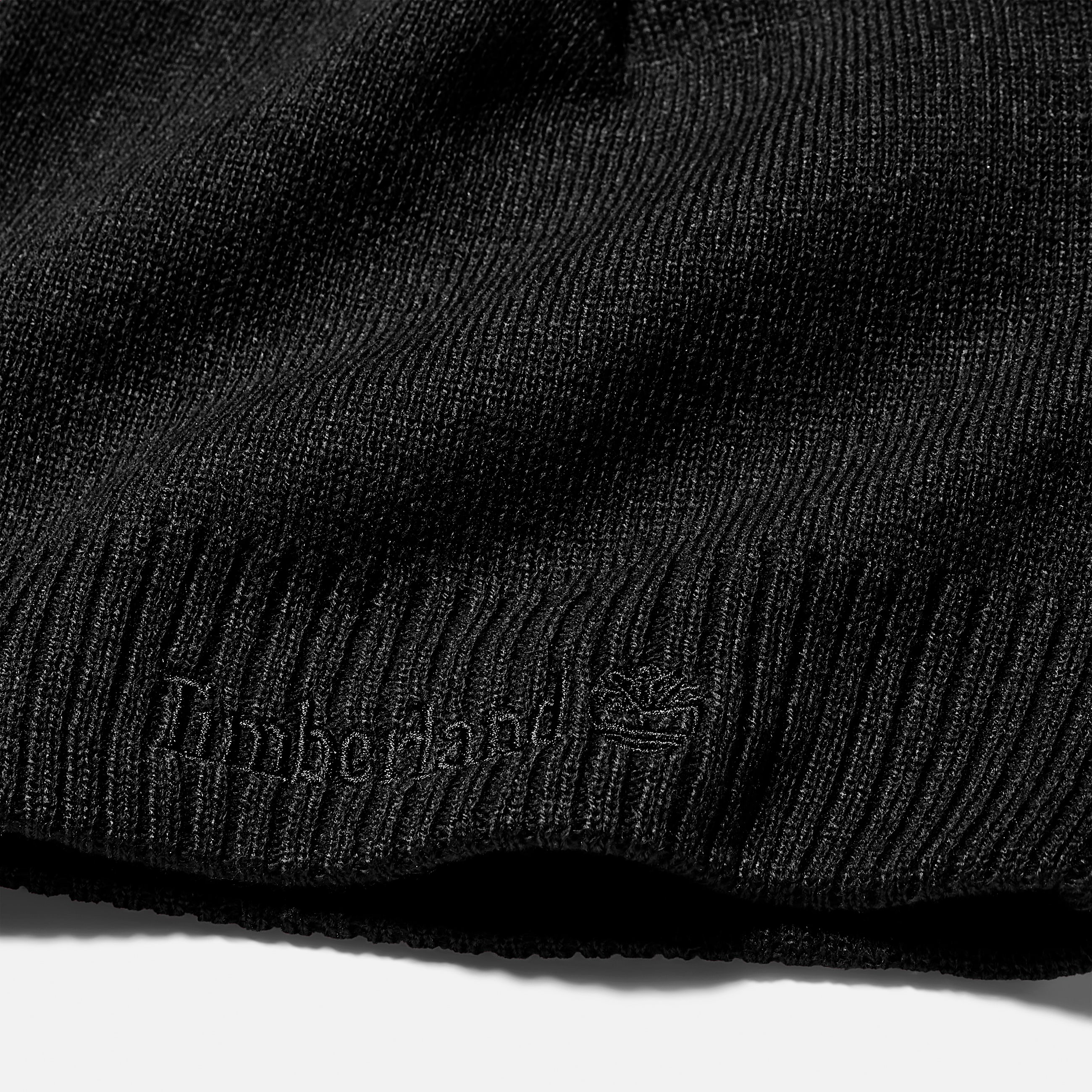 Knit Logo Beanie TBL Black ALT1