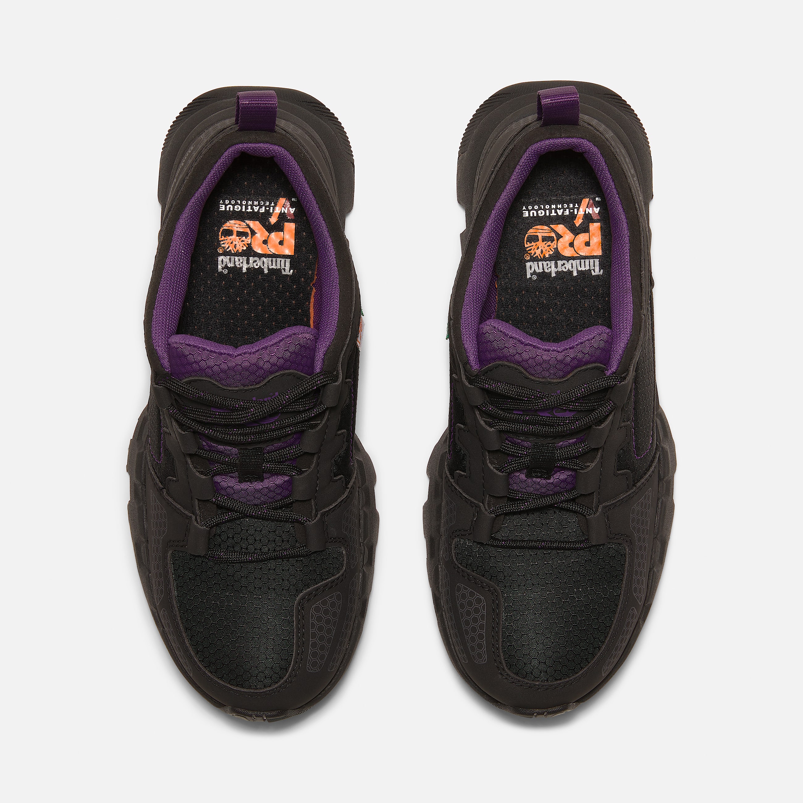 Womens Timberland PRO Powertrain CompToe Work Sneaker TBL BlackPurple ALT2