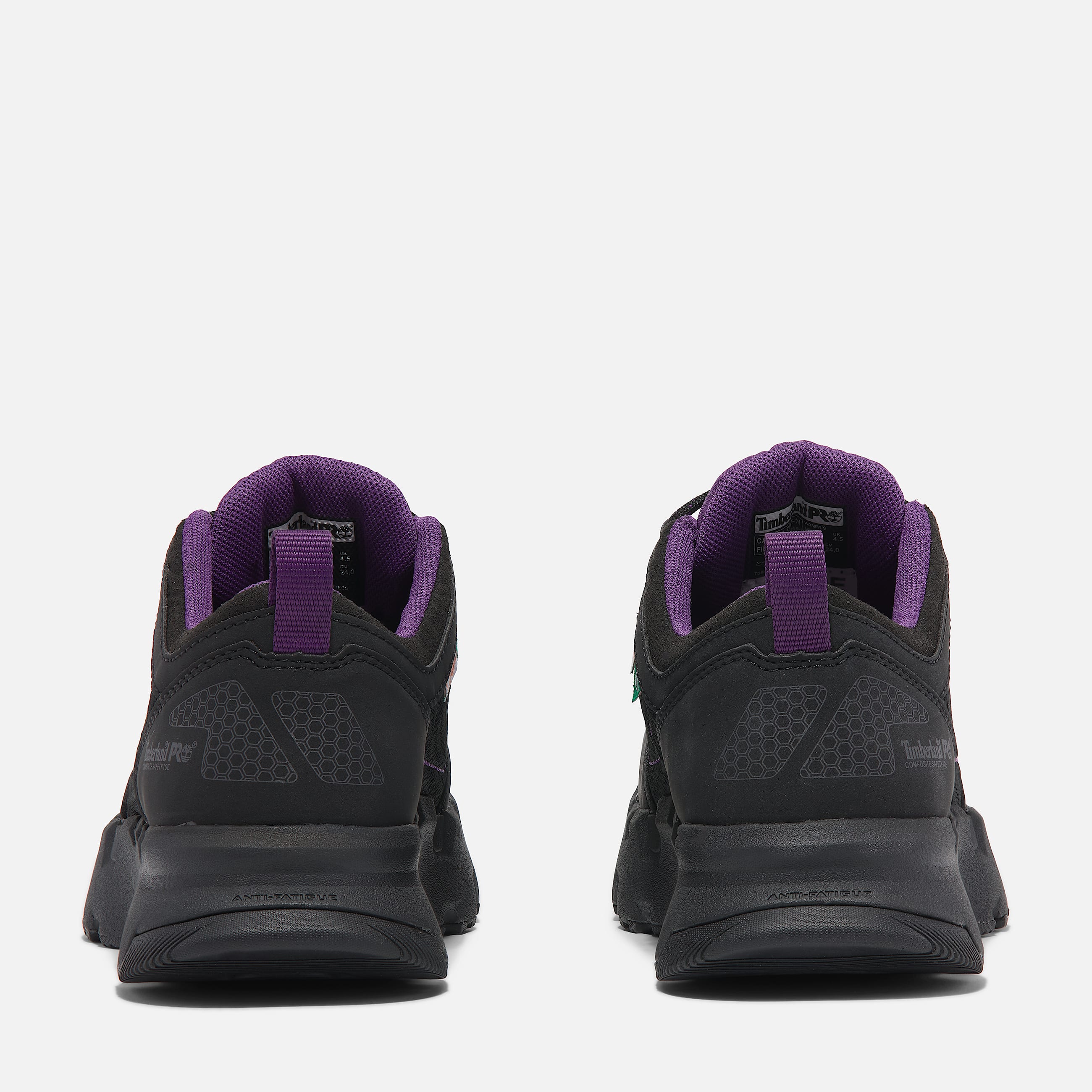 Womens Timberland PRO Powertrain CompToe Work Sneaker TBL BlackPurple ALT5
