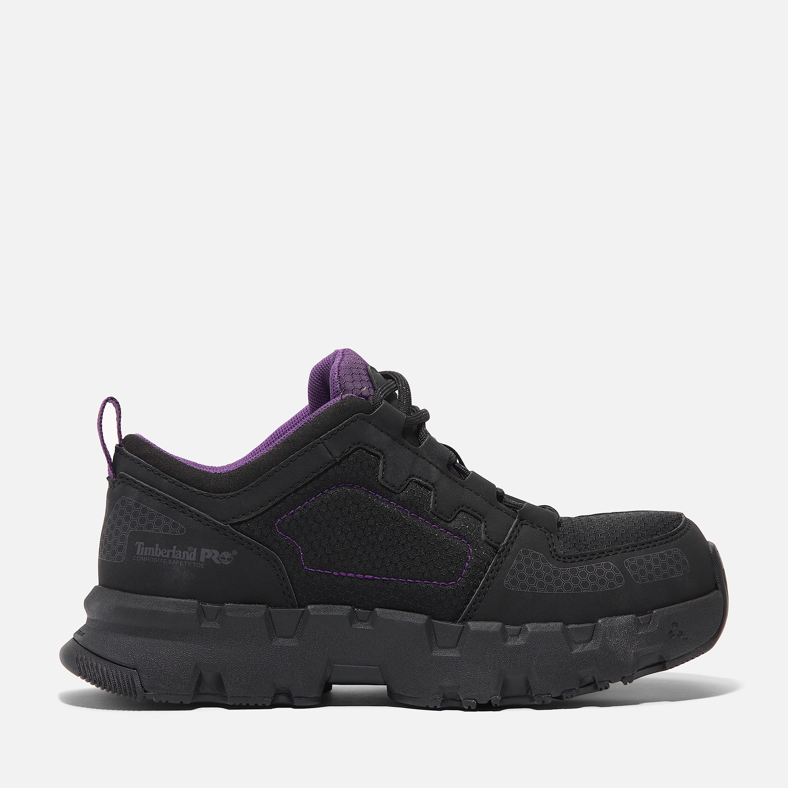 Womens Timberland PRO Powertrain CompToe Work Sneaker TBL BlackPurple HERO