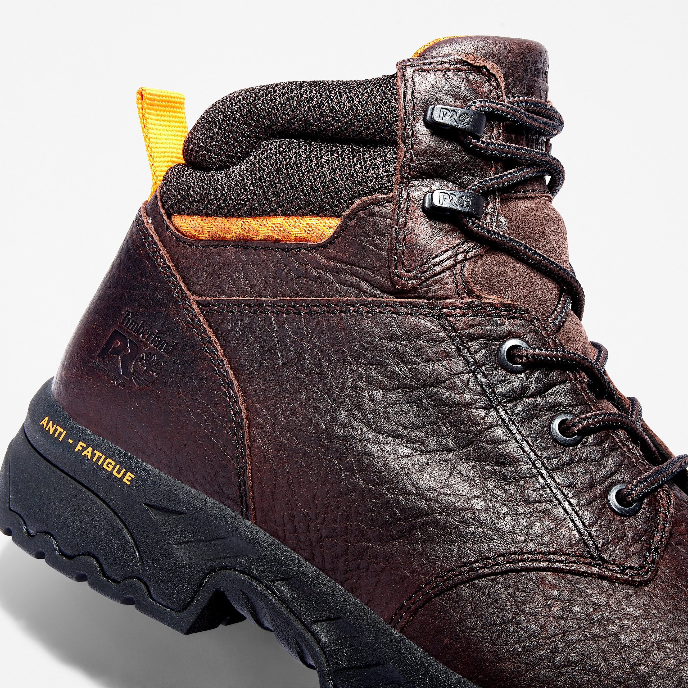 Mens Band Saw 6 Steel Toe Work Boot TBL Brown FullGrain Leather ALT6