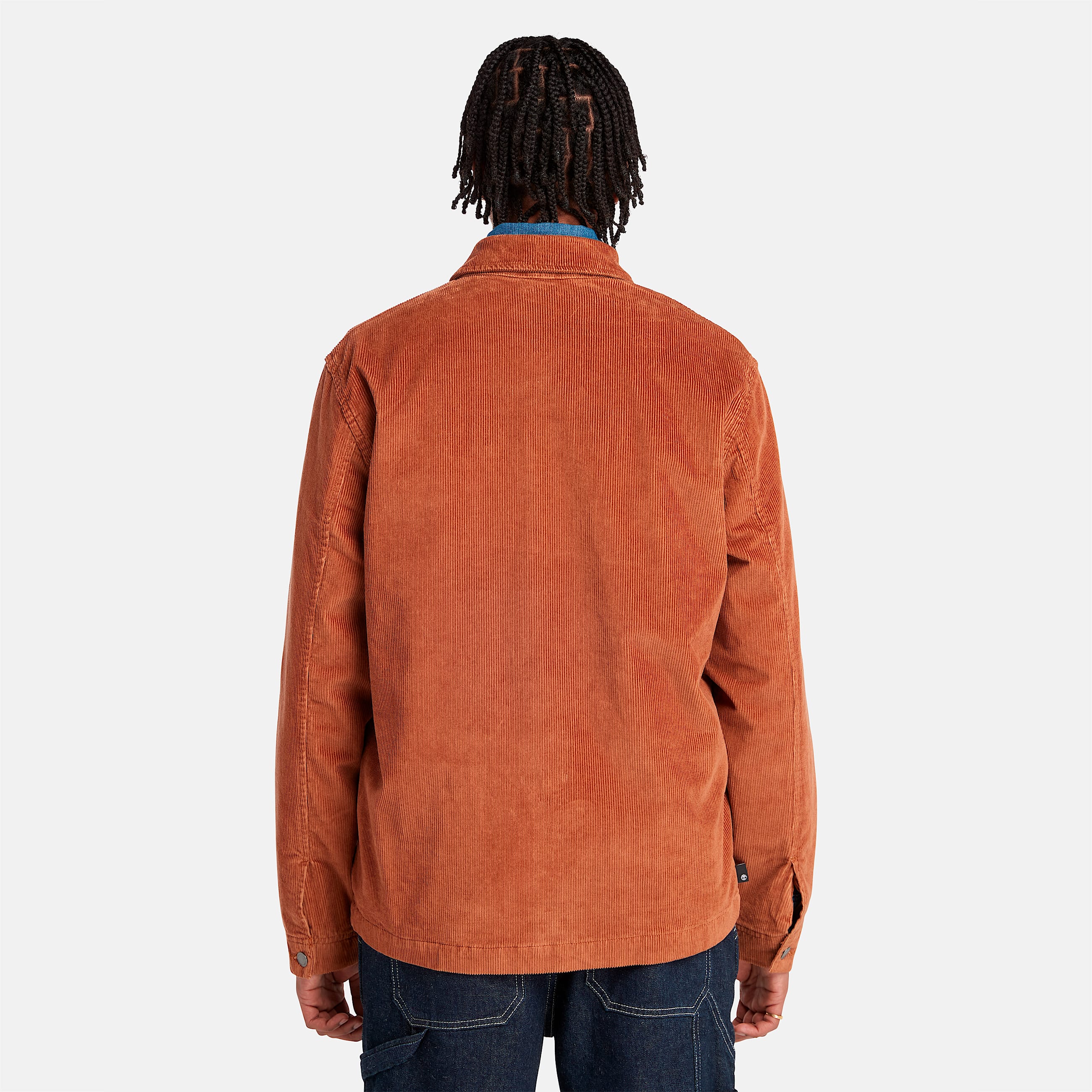 Mens Kempshire Corduroy Chore Jacket TBL Burnt Sienna ALT9
