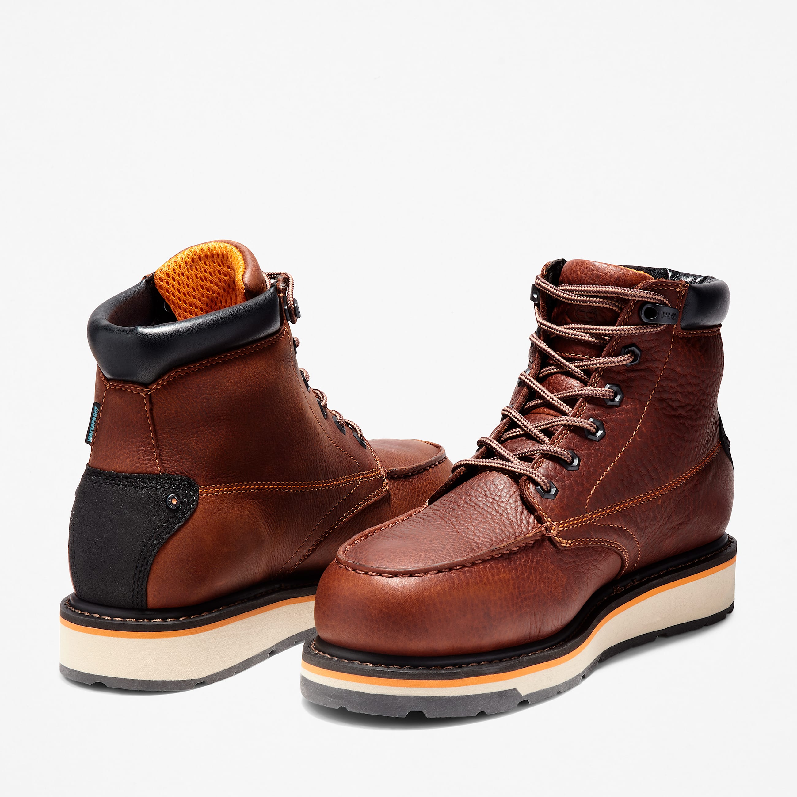 Mens Gridworks 6 Alloy Toe Waterproof Work Boot TBL Brown ALT5