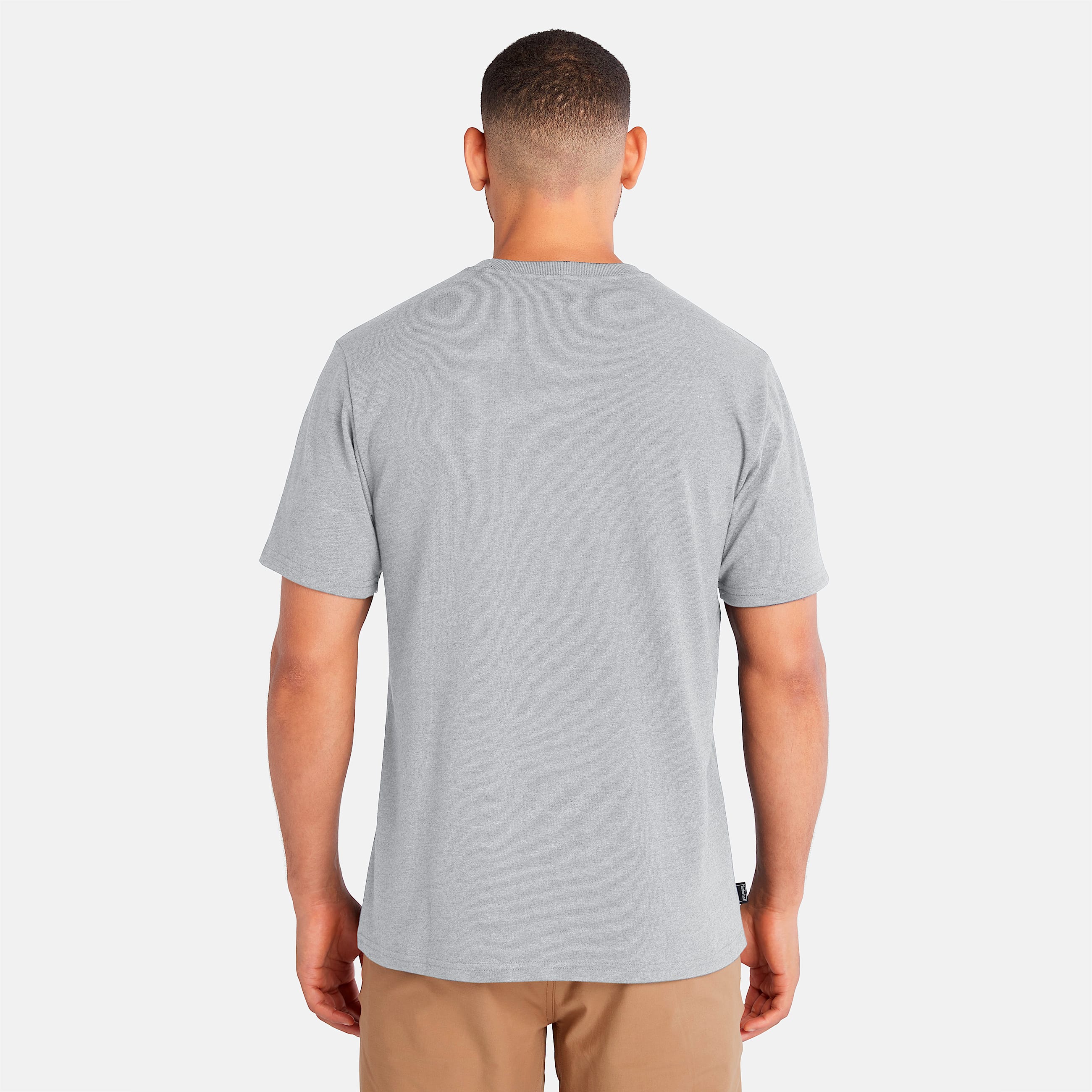 Mens Timberland PRO Core Linear Logo TShirt TBL Grey Heather ALT9