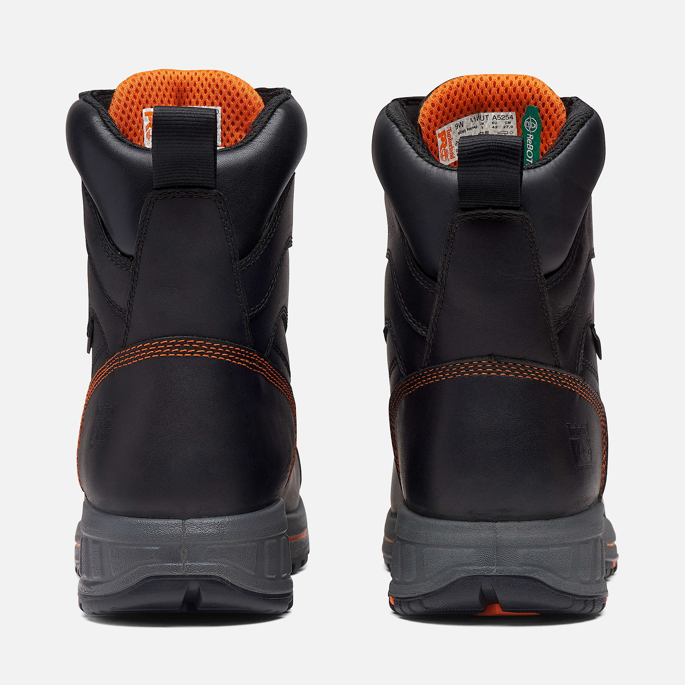 Mens Timberland PRO Endurance HD 8Inch Waterproof Insulated CompToe Boot TBL Black ALT5